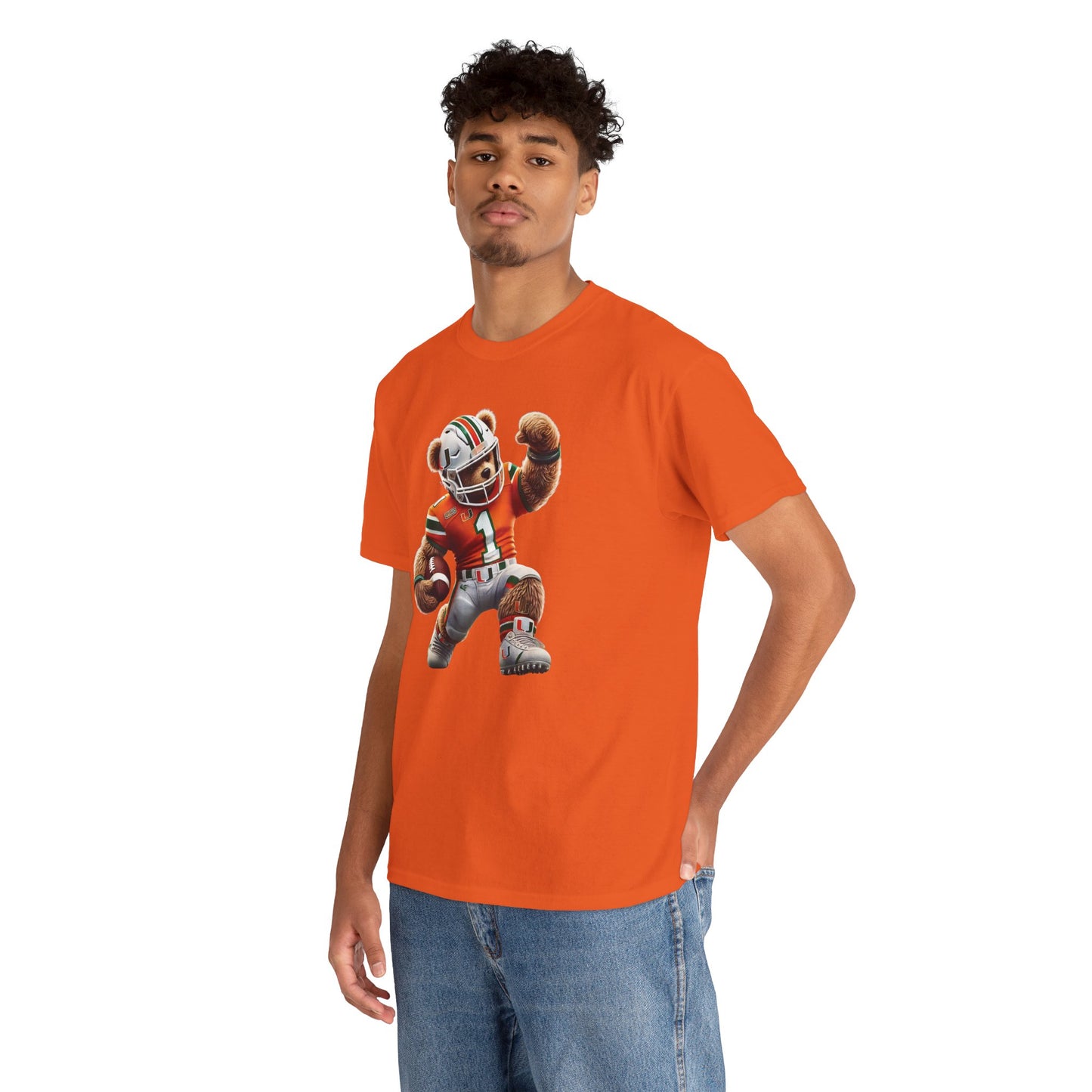 Miami Hurricanes Football Teddy Tee (Express Delivery available)