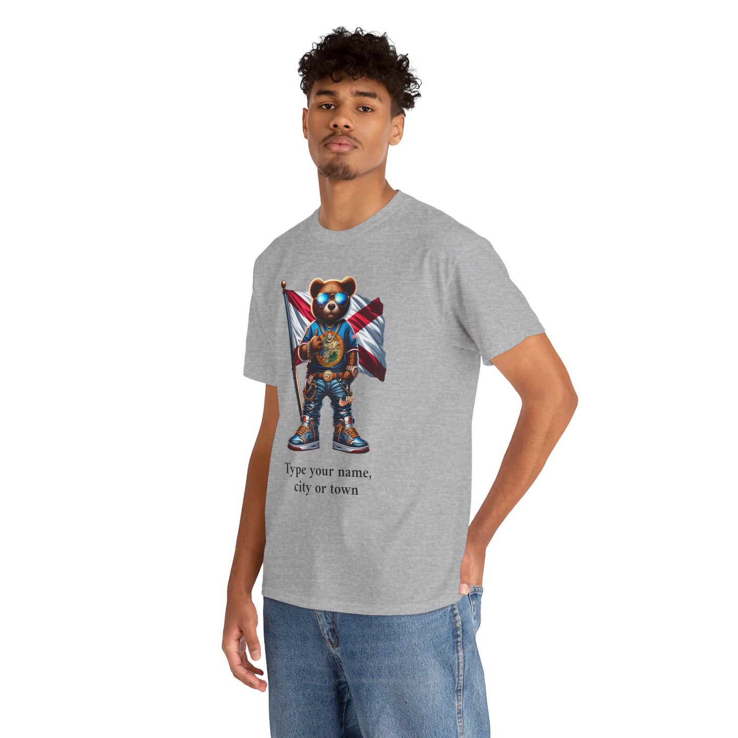 Florida Drip Bear #1 – Luxury Streetwear Graphic Tee - Personalized Unisex Shirt, also for Kids