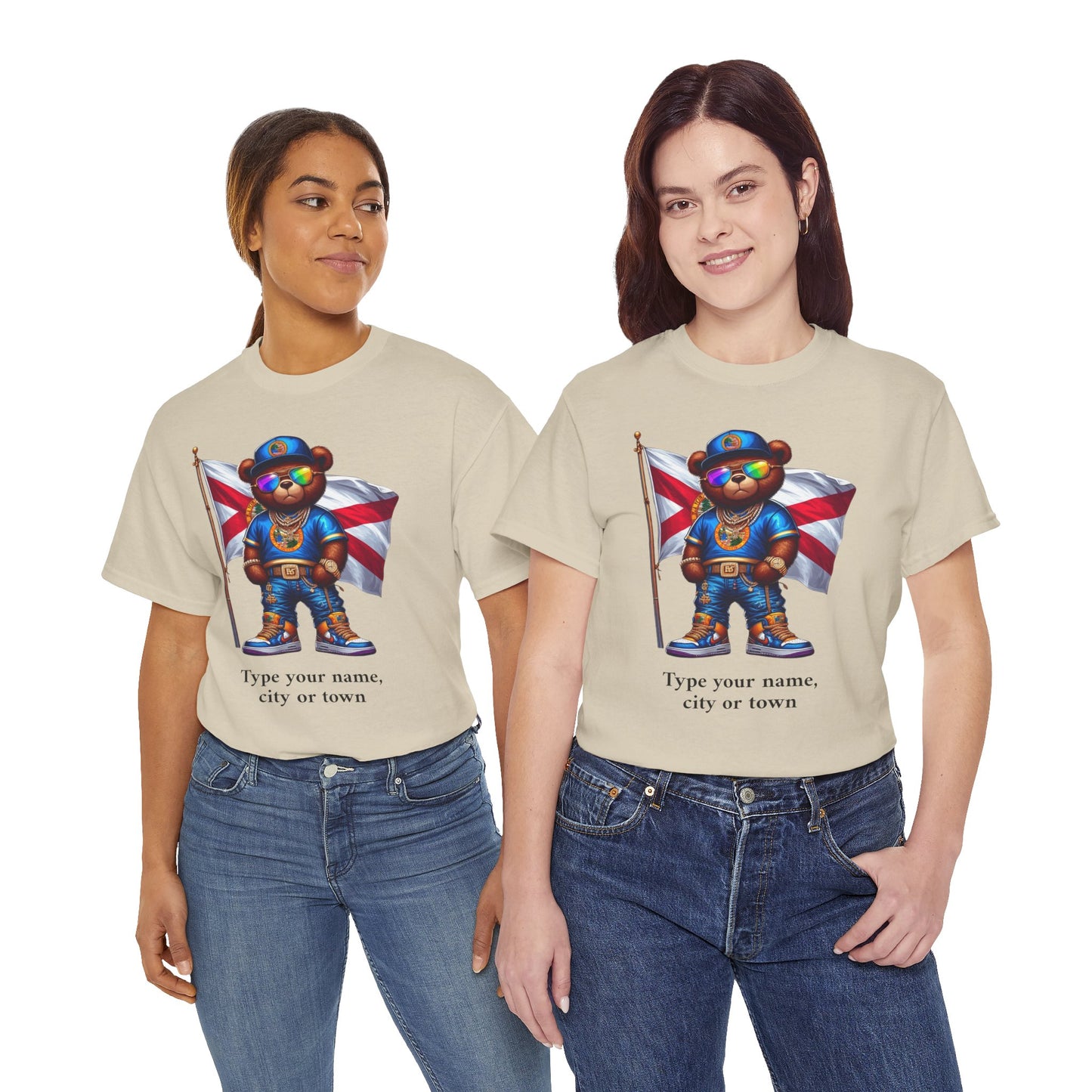 Florida Drip Bear #2 – Luxury Streetwear Graphic Tee - Personalized Unisex Shirt, also for Kids