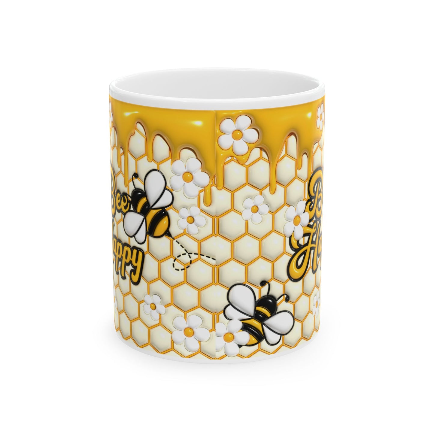 "Honeybee" Ceramic Mug (11oz, 15oz)