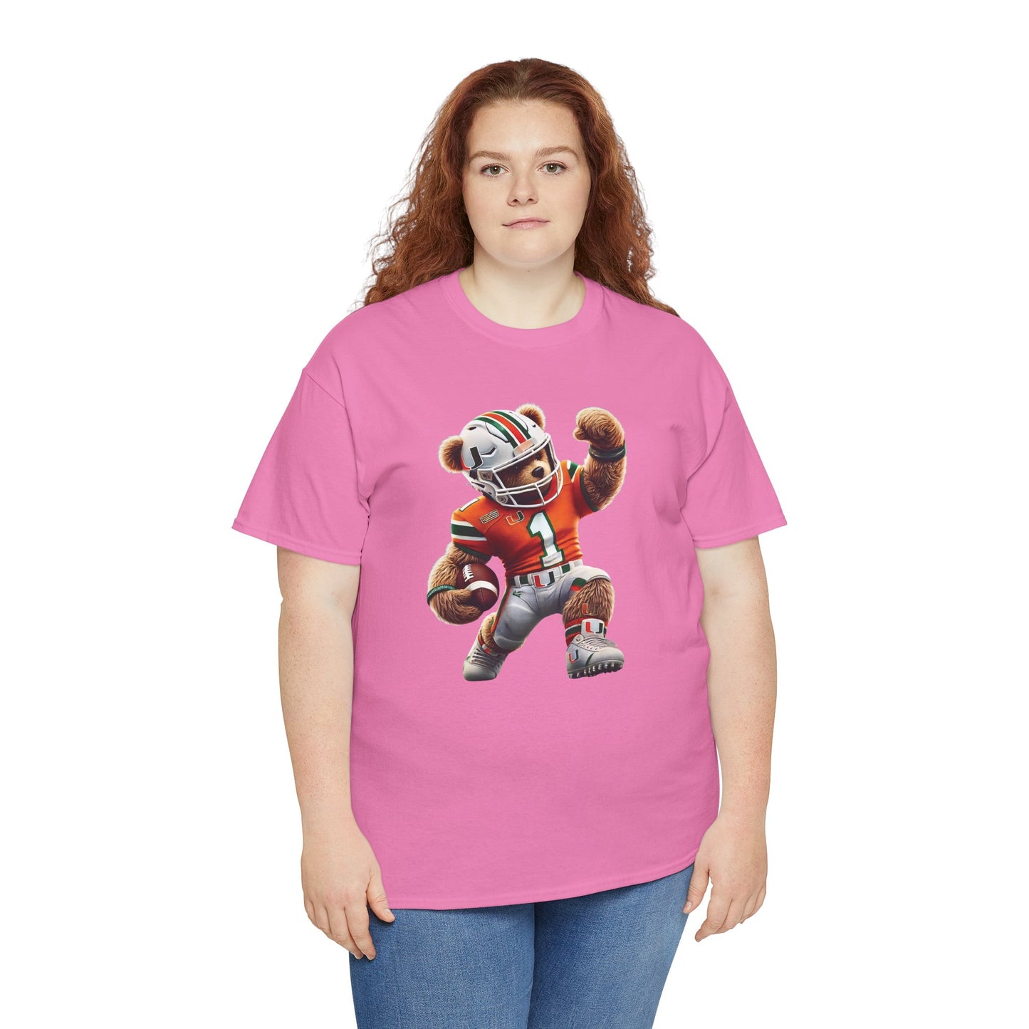 Miami Hurricanes Football Teddy Tee (Express Delivery available)