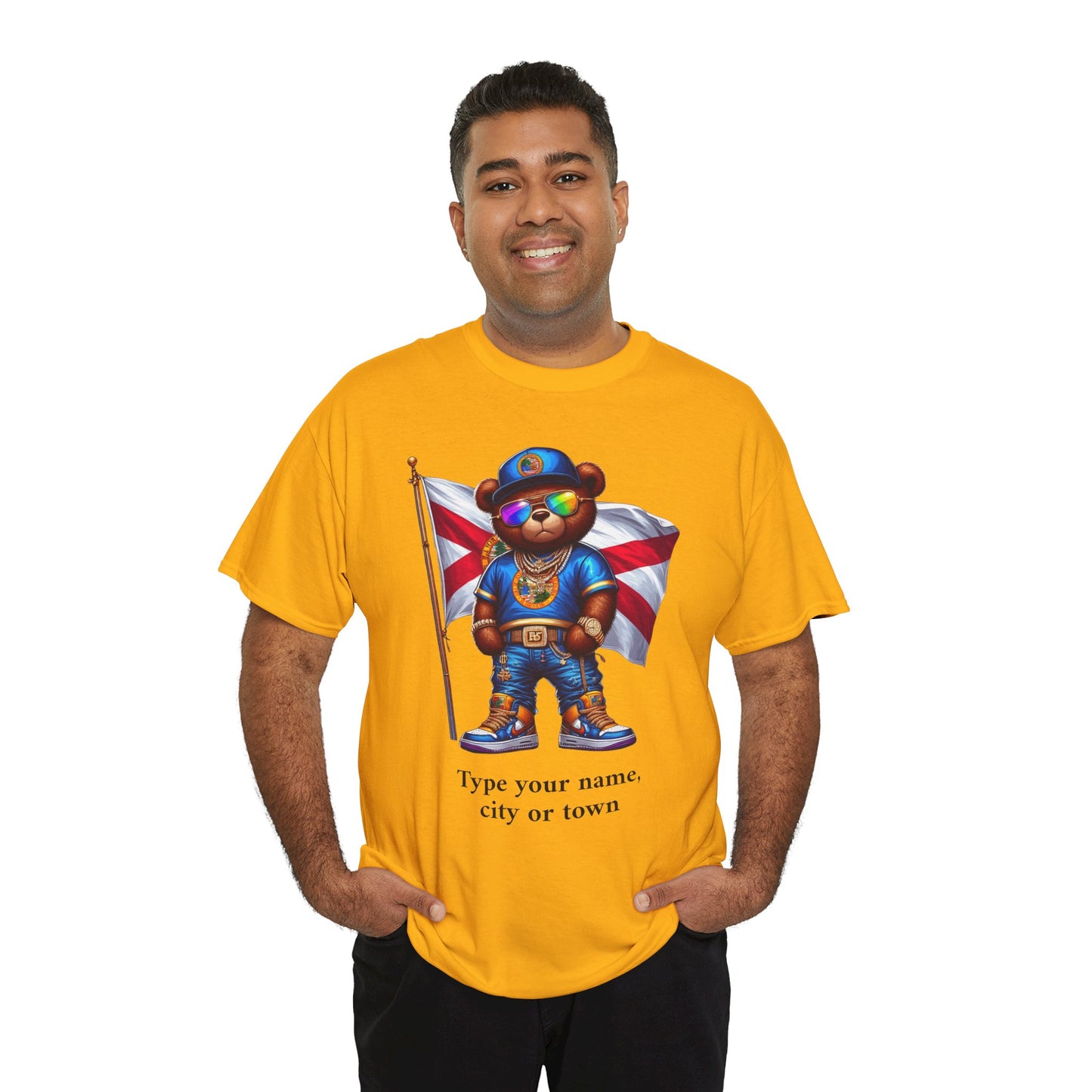 Florida Drip Bear #2 – Luxury Streetwear Graphic Tee - Personalized Unisex Shirt, also for Kids