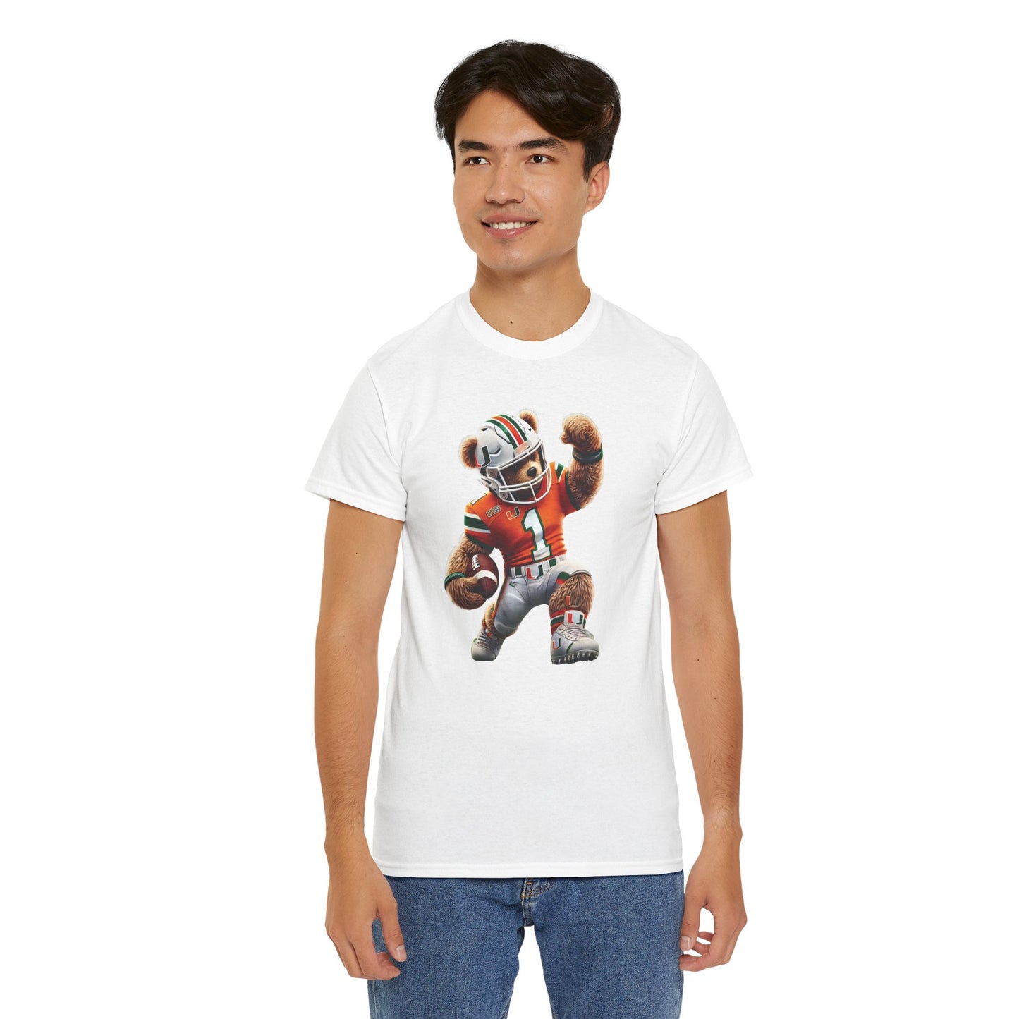 Miami Hurricanes Football Teddy Tee (Express Delivery available)