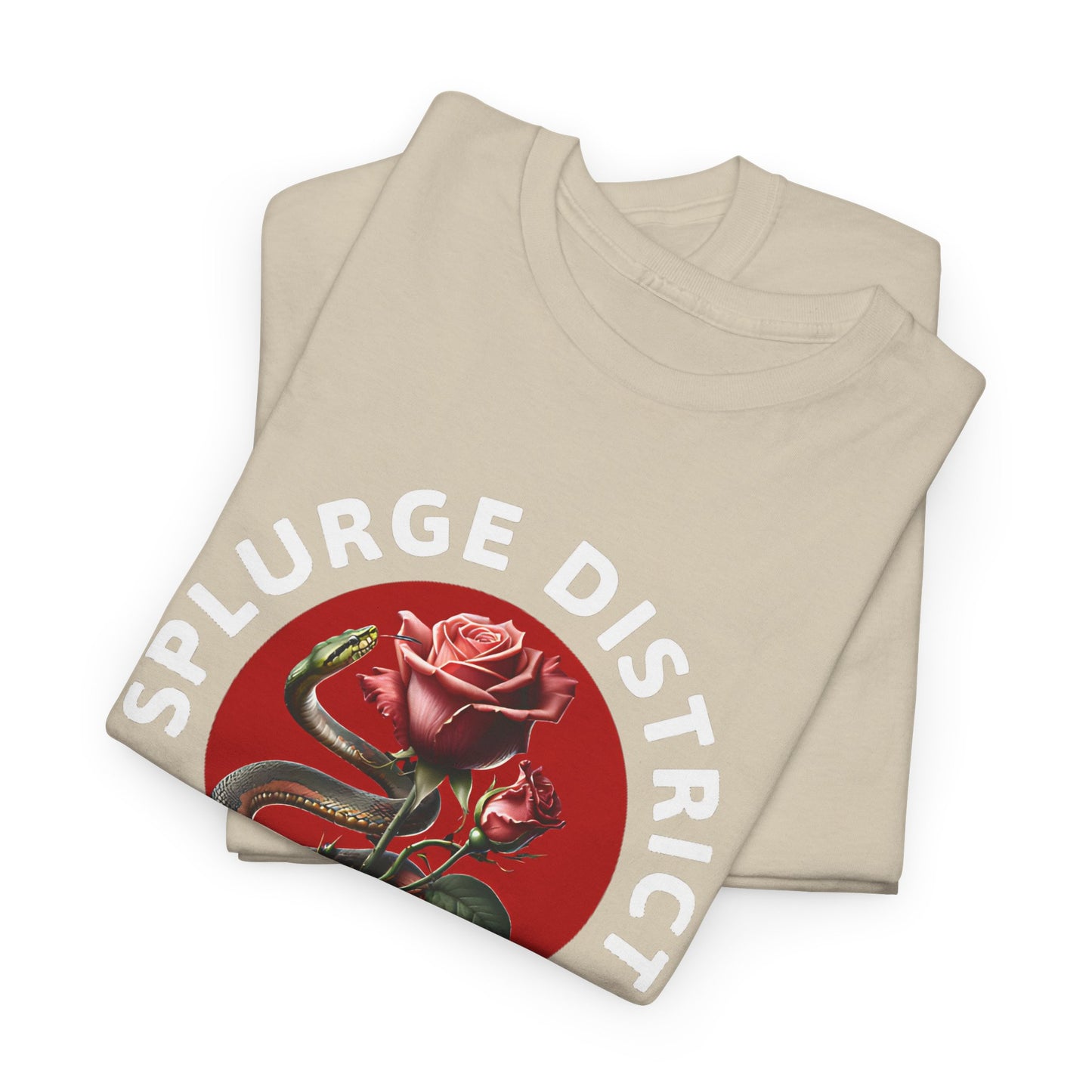 Splurge District Graphic Tee - with Rose Design