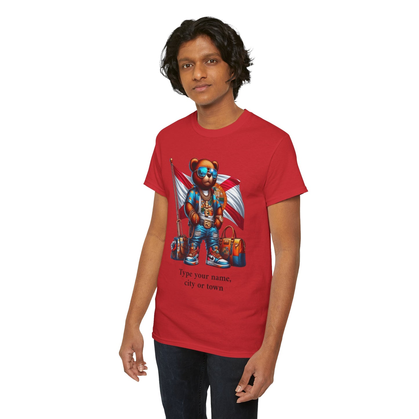 Florida Drip Bear (3) – Luxury Streetwear Graphic Tee - Personalized Unisex Shirt, also for Kids