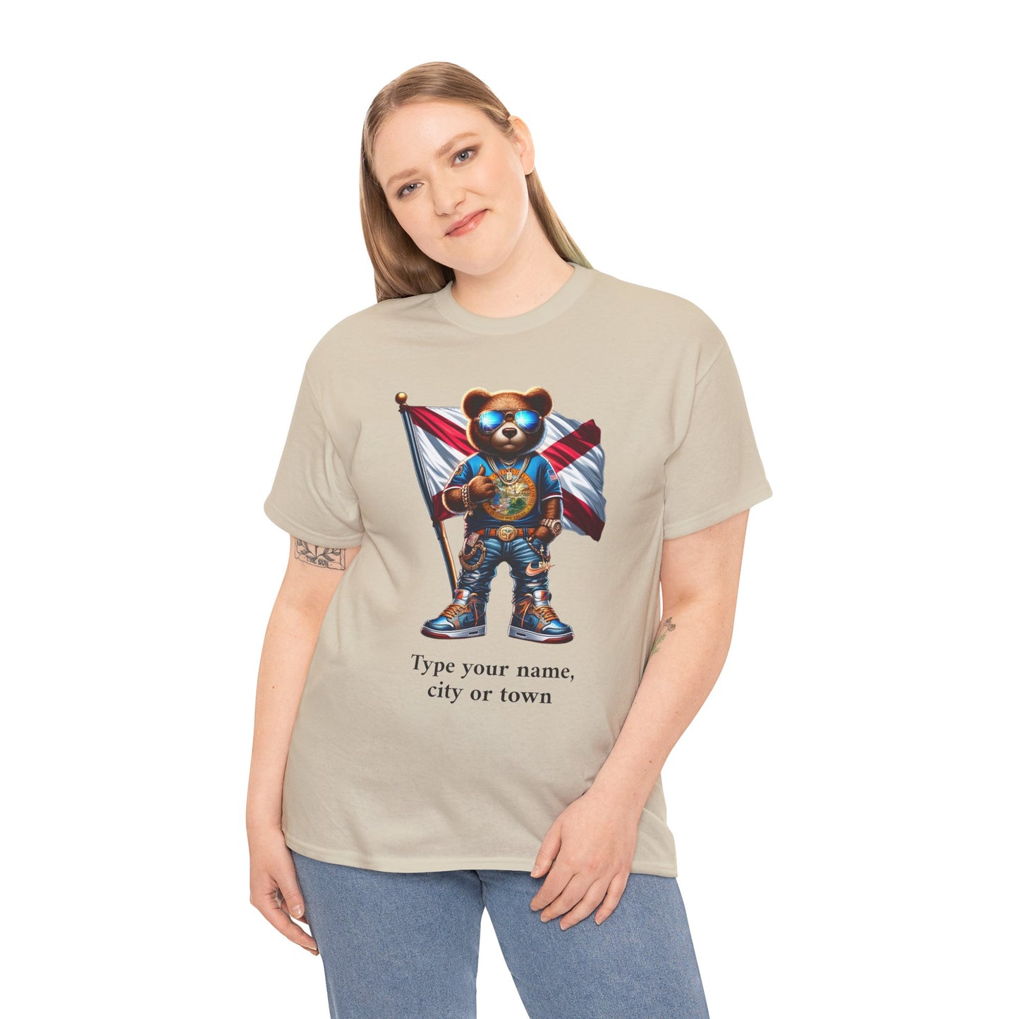 Florida Drip Bear #1 – Luxury Streetwear Graphic Tee - Personalized Unisex Shirt, also for Kids