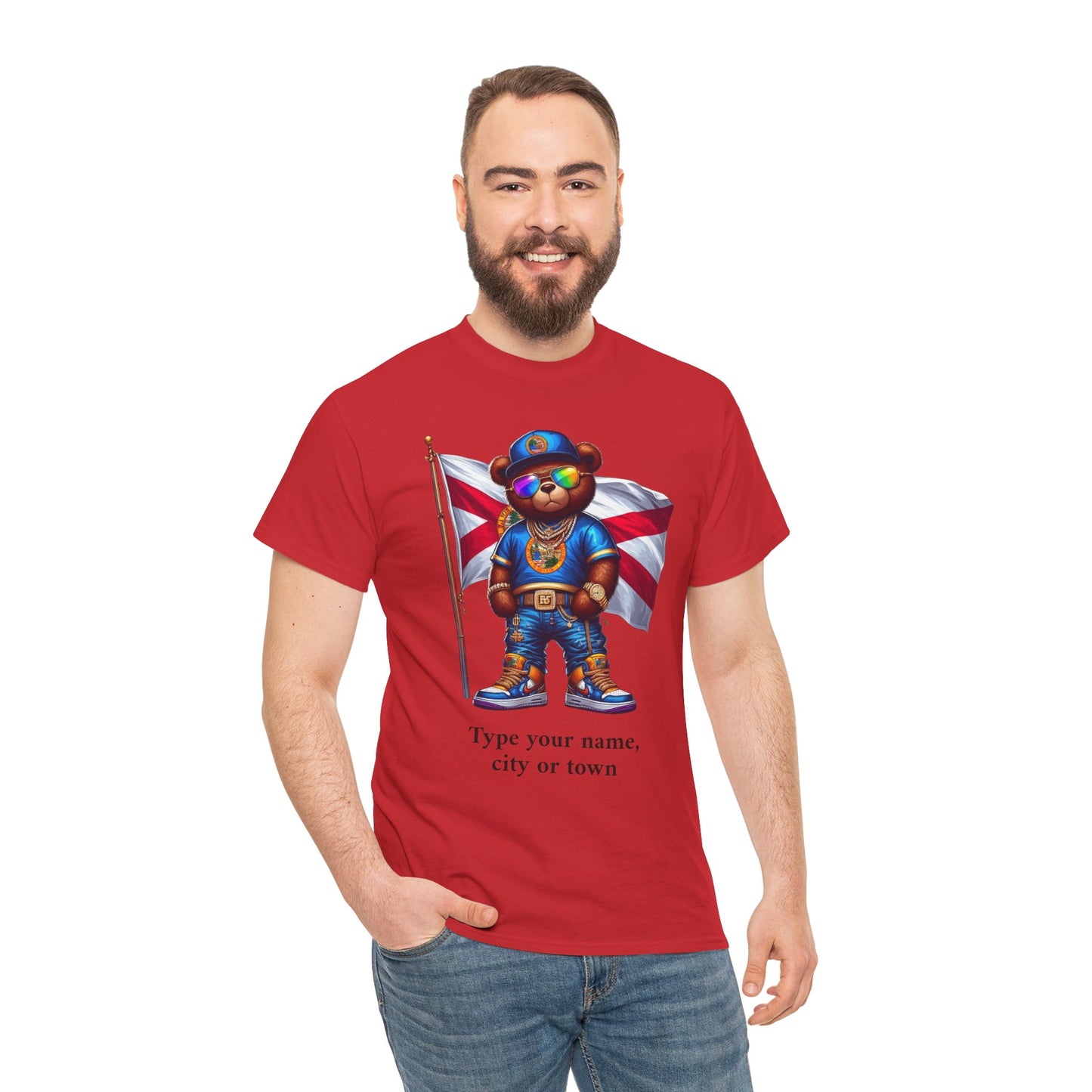Florida Drip Bear #2 – Luxury Streetwear Graphic Tee - Personalized Unisex Shirt, also for Kids