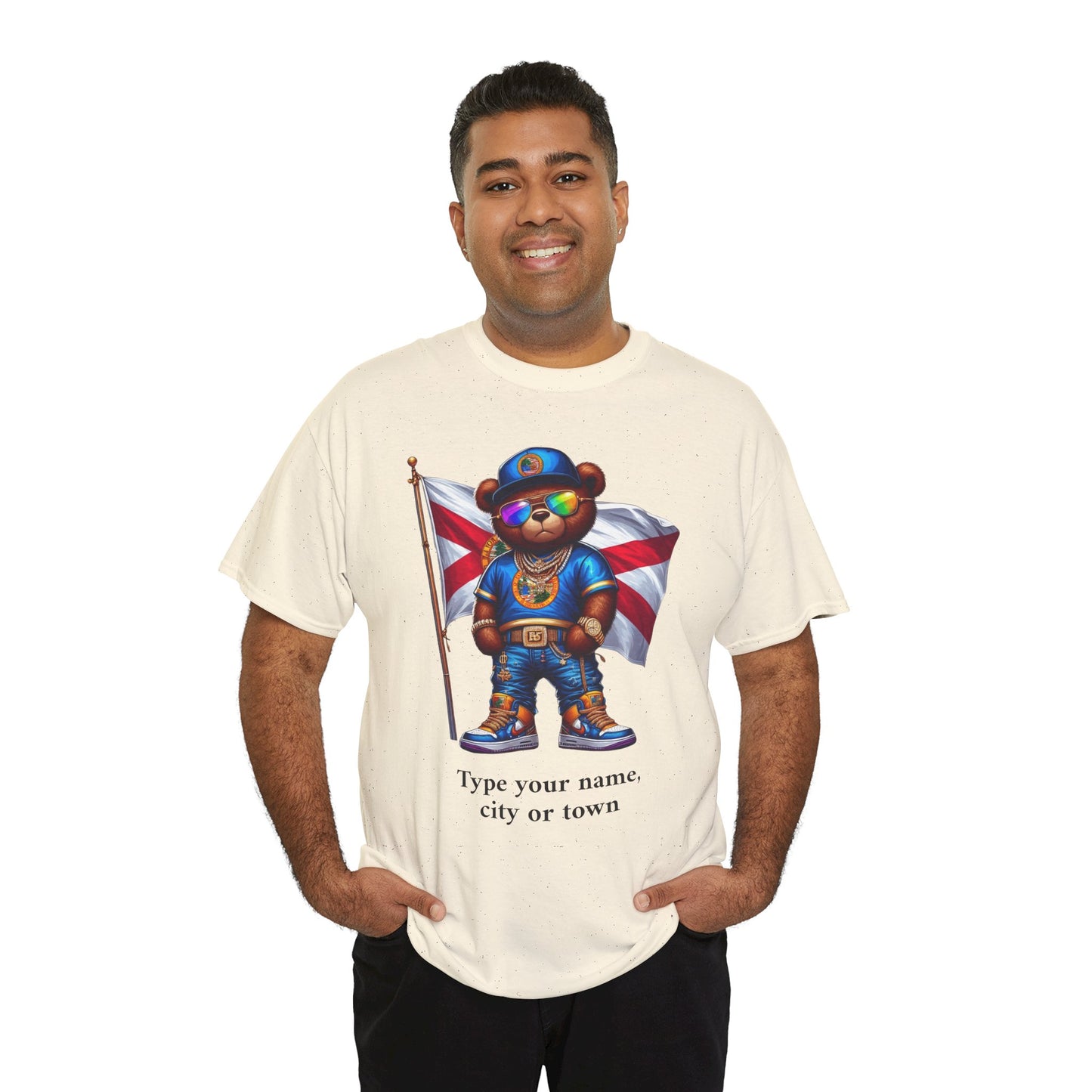 Florida Drip Bear #2 – Luxury Streetwear Graphic Tee - Personalized Unisex Shirt, also for Kids