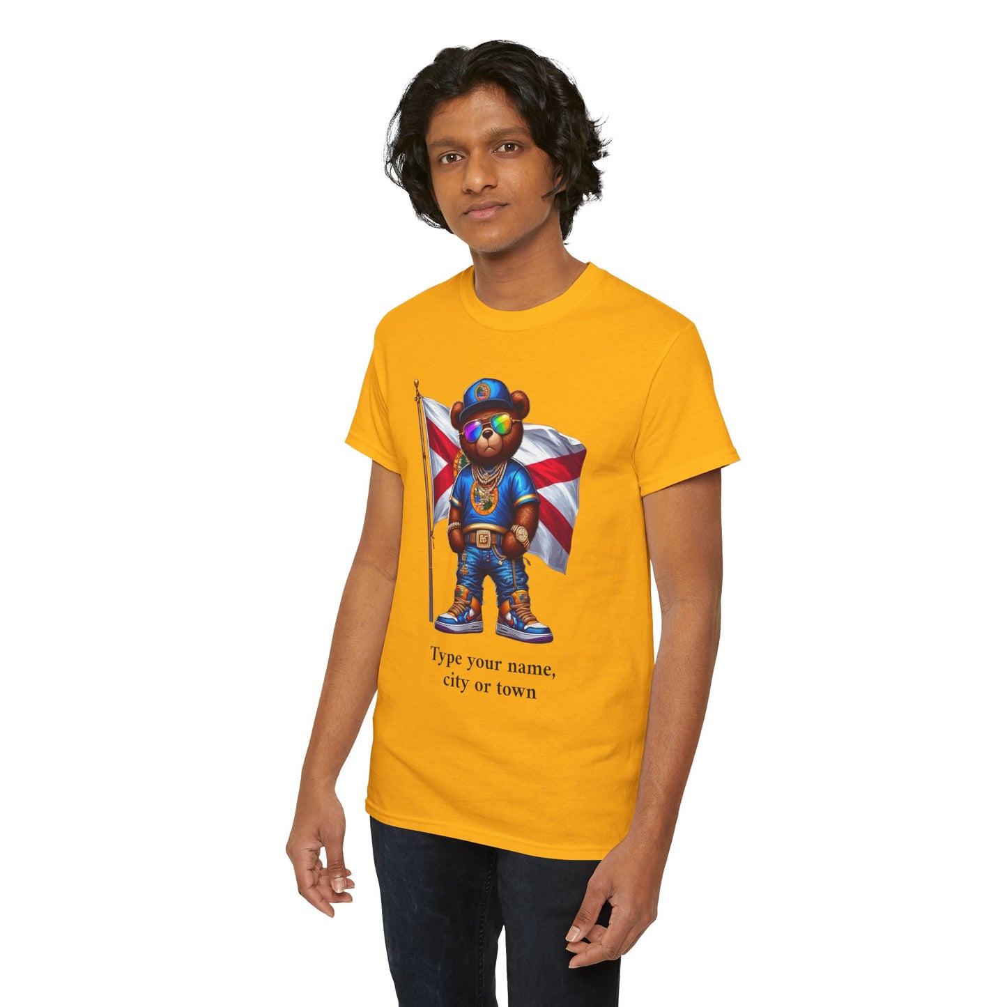 Florida Drip Bear #2 – Luxury Streetwear Graphic Tee - Personalized Unisex Shirt, also for Kids