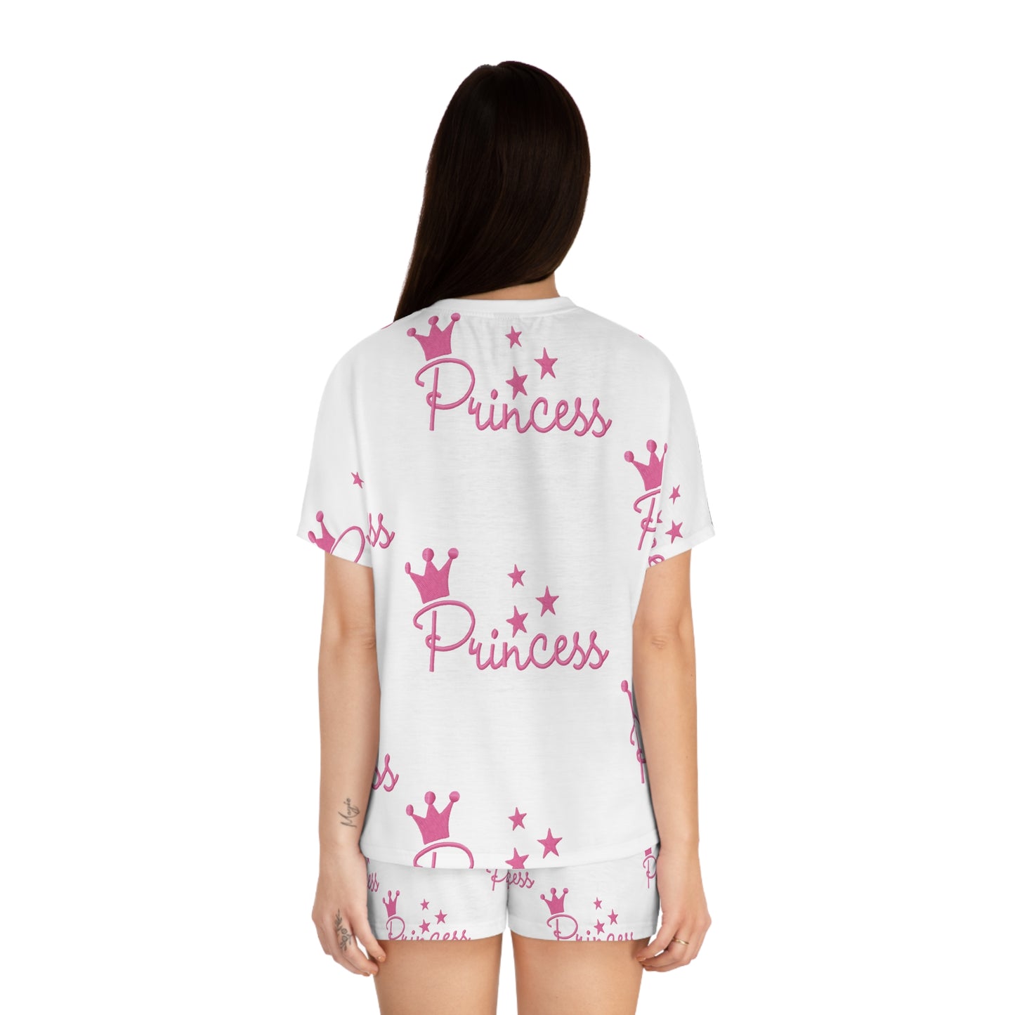 Princess Crown & Stars Graphic Design – Cute Pink Royalty Design for Adults and Kids