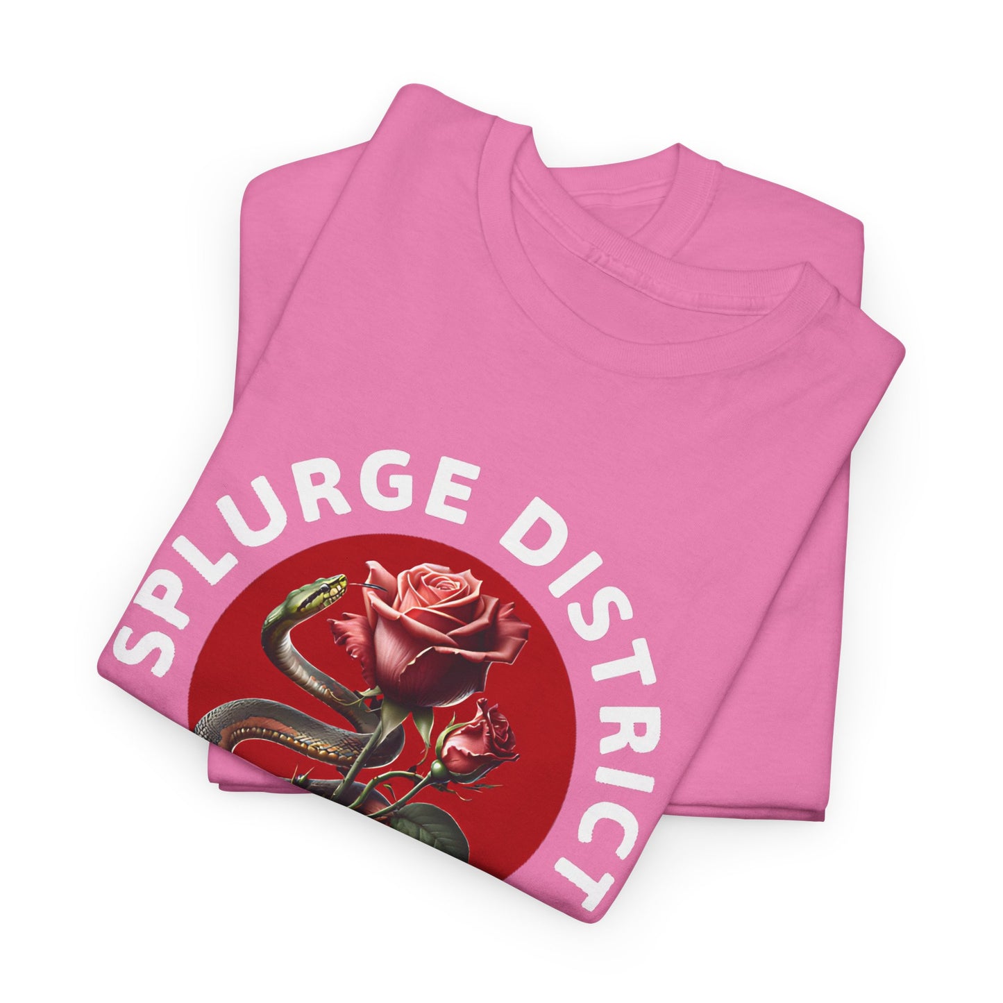 Splurge District Graphic Tee - with Rose Design