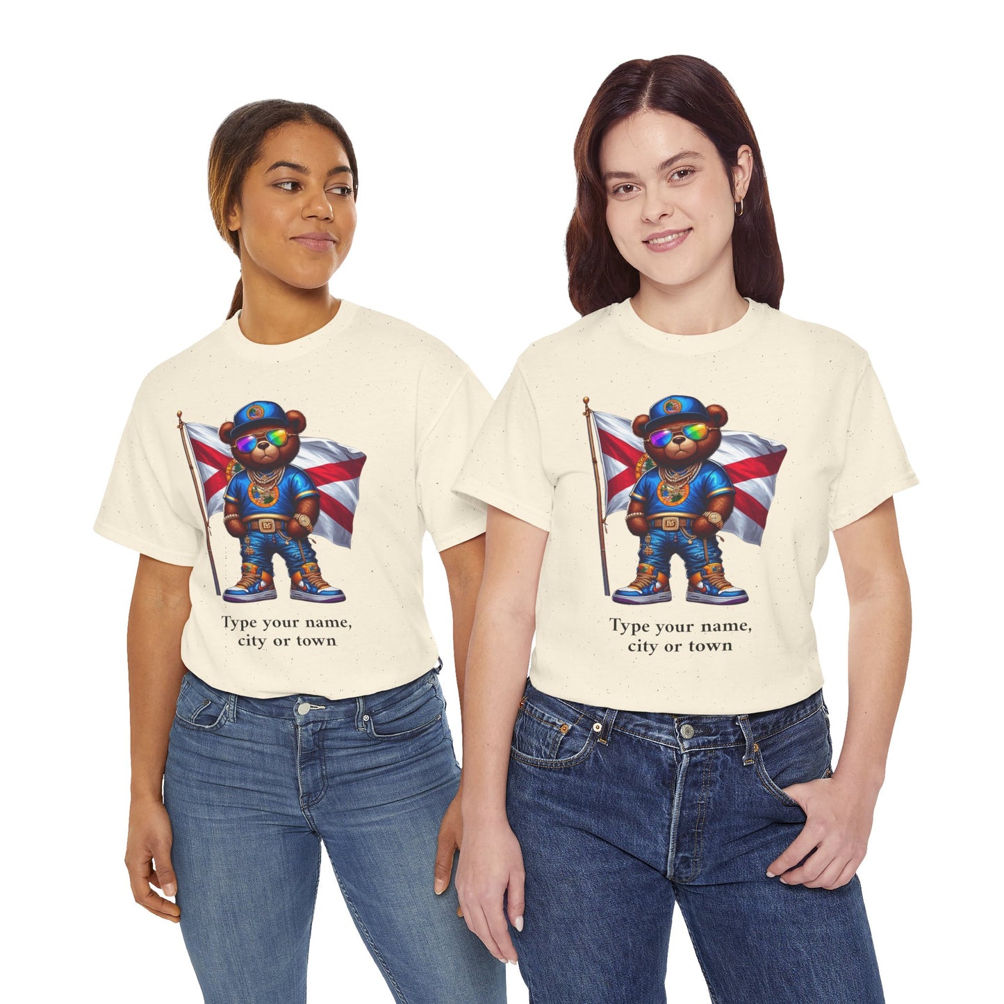 Florida Drip Bear #2 – Luxury Streetwear Graphic Tee - Personalized Unisex Shirt, also for Kids