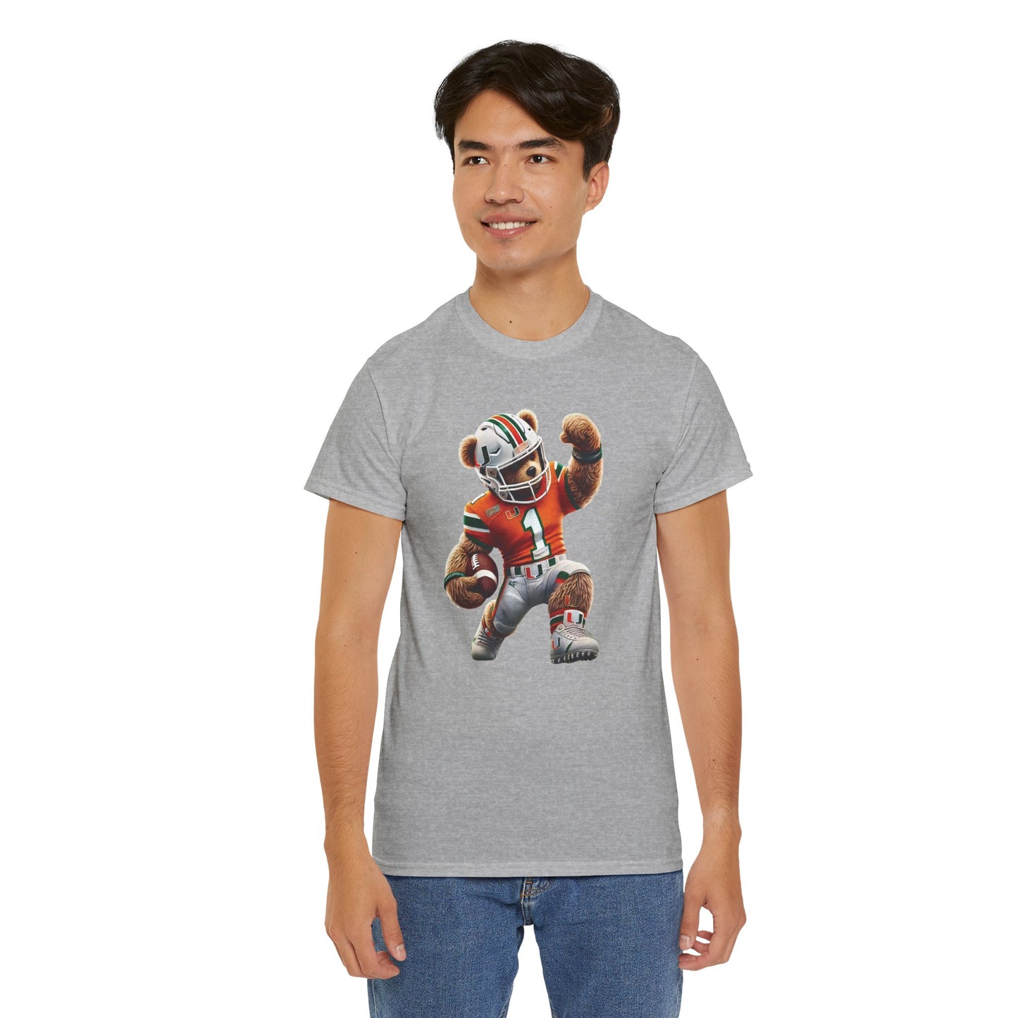 Miami Hurricanes Football Teddy Tee (Express Delivery available)