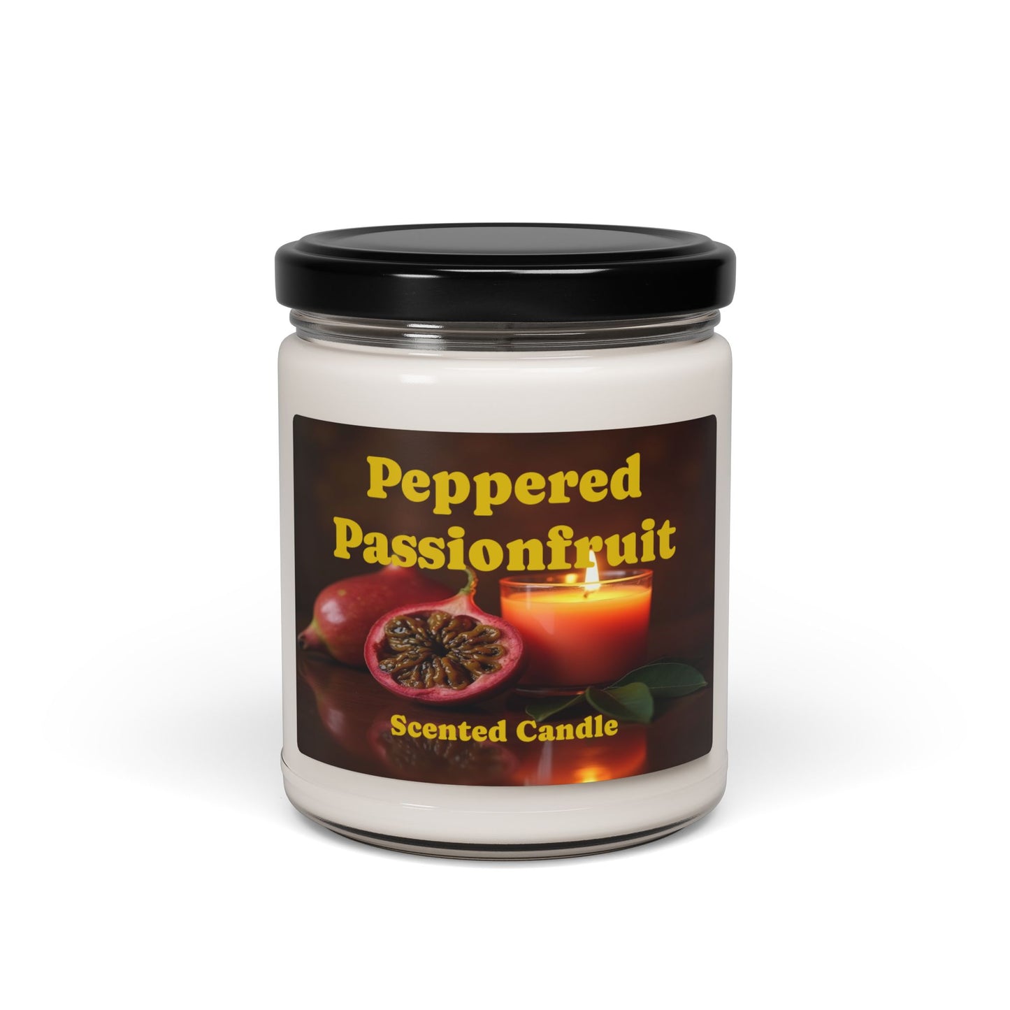 Peppered Passionfruit - Scented Soy Wax Candle, 9oz