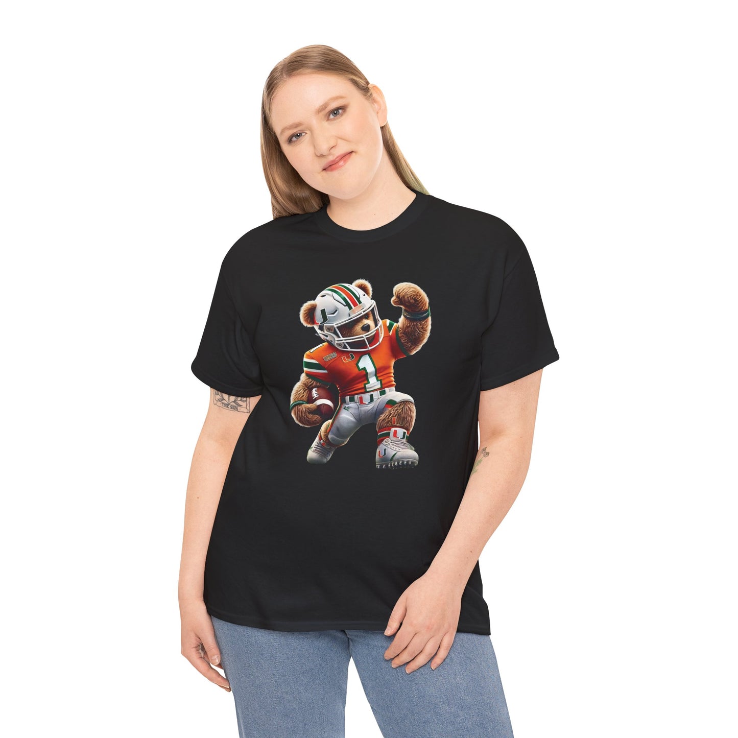 Miami Hurricanes Football Teddy Tee (Express Delivery available)