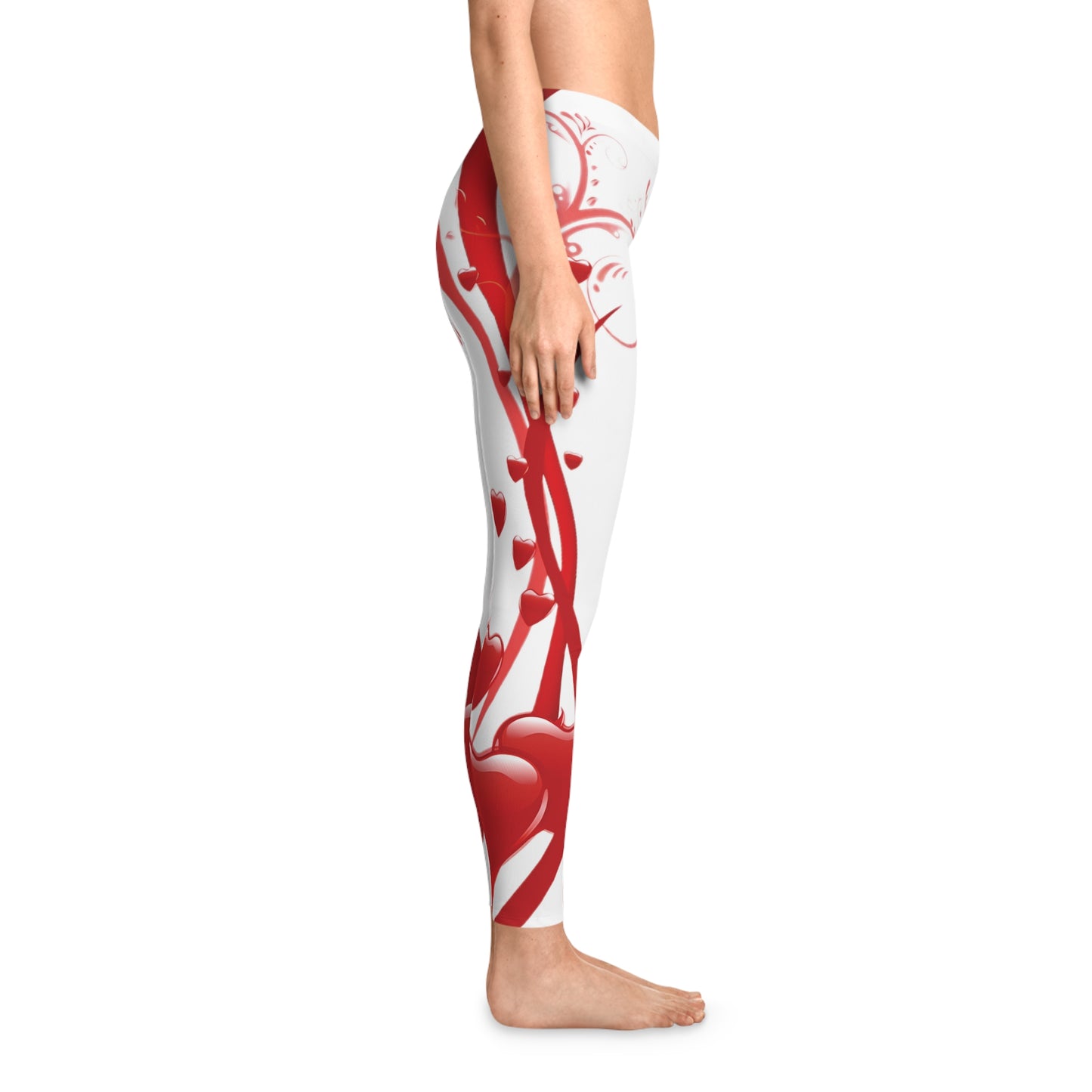 Graphic Heart Leggings – Wear Your Heart in Style ❤️Trendy High-Quality Leggings - Inspired by Designer Fashion