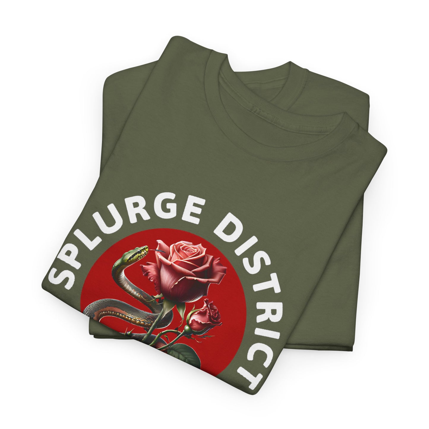 Splurge District Graphic Tee - with Rose Design