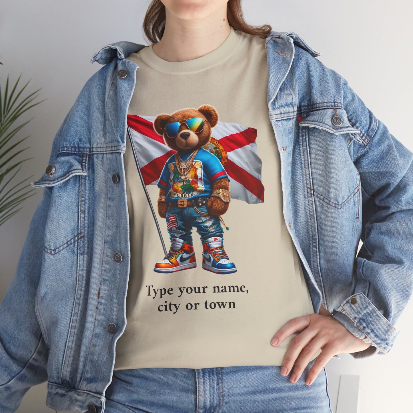 Florida Drip Bear #4 – Luxury Streetwear Graphic Tee - Personalized Unisex Shirt, also for Kids