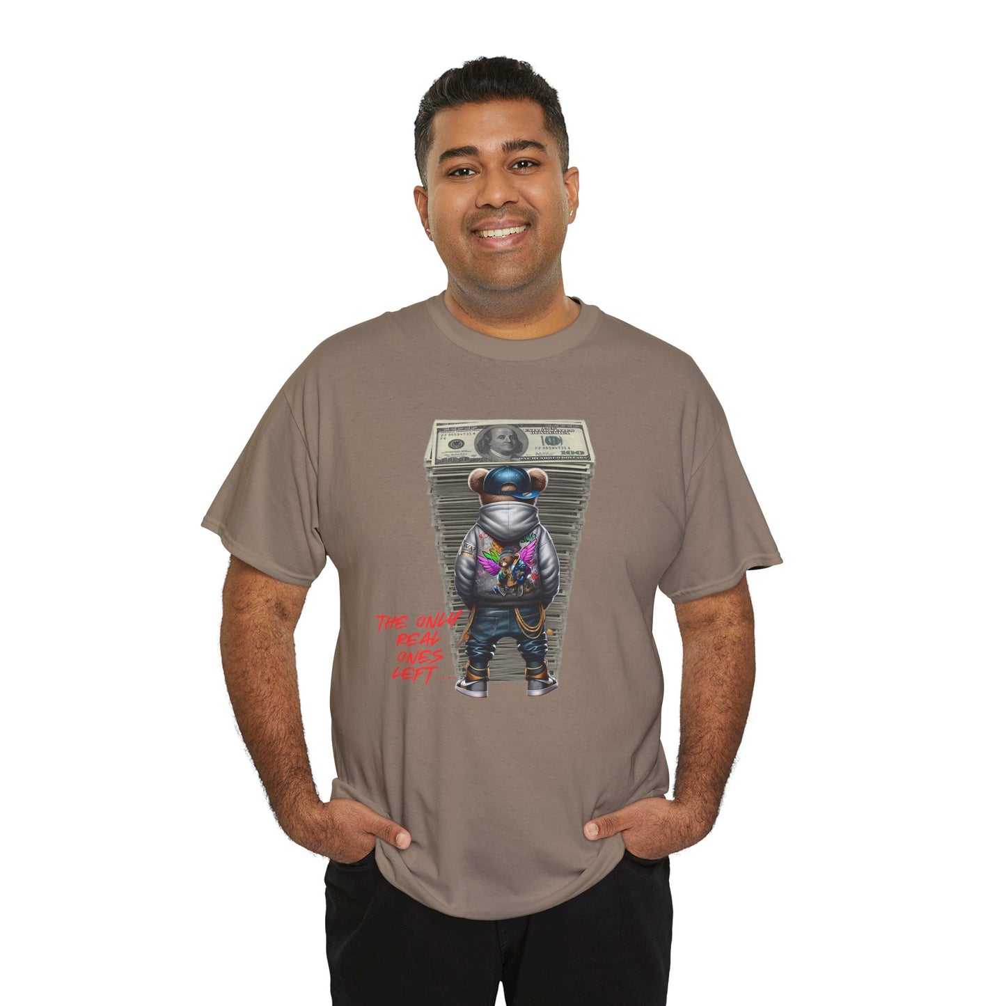 The Only Real Ones Left β Street Bear Stacked Money Graphic Tee