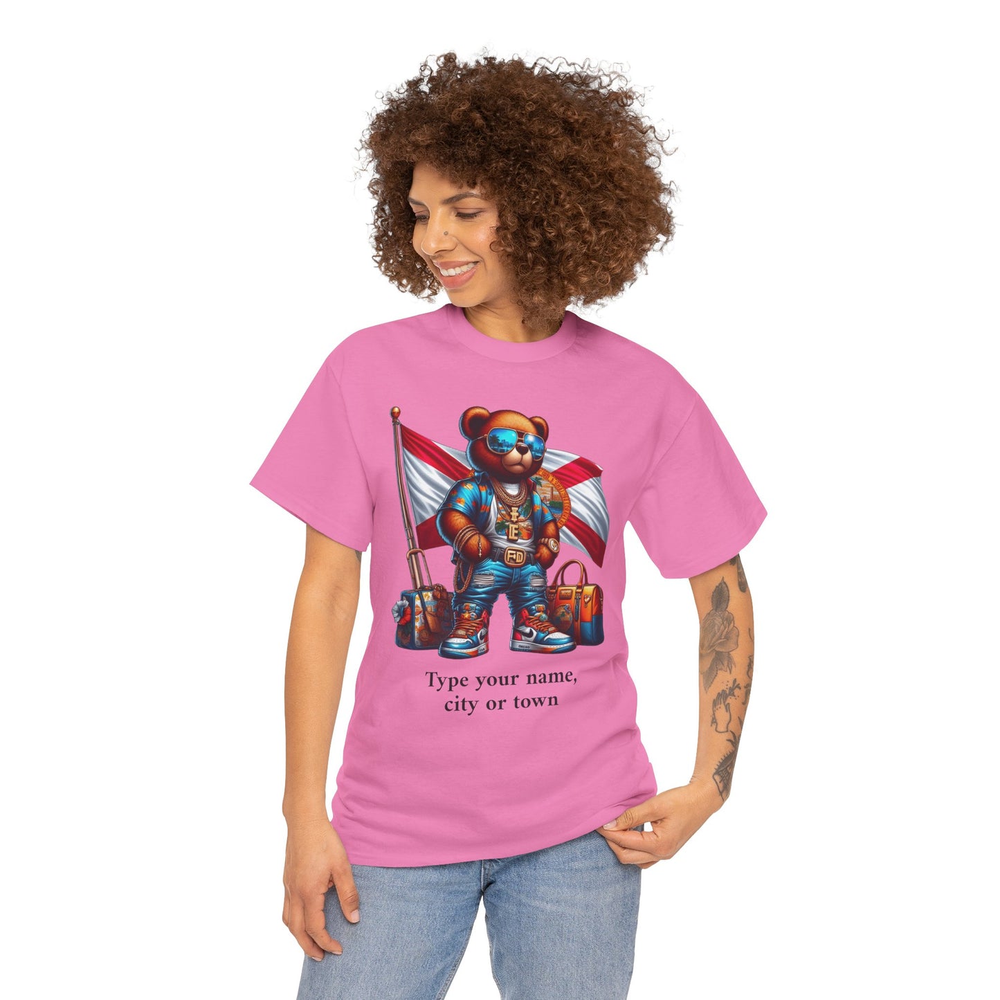 Florida Drip Bear (3) – Luxury Streetwear Graphic Tee - Personalized Unisex Shirt, also for Kids