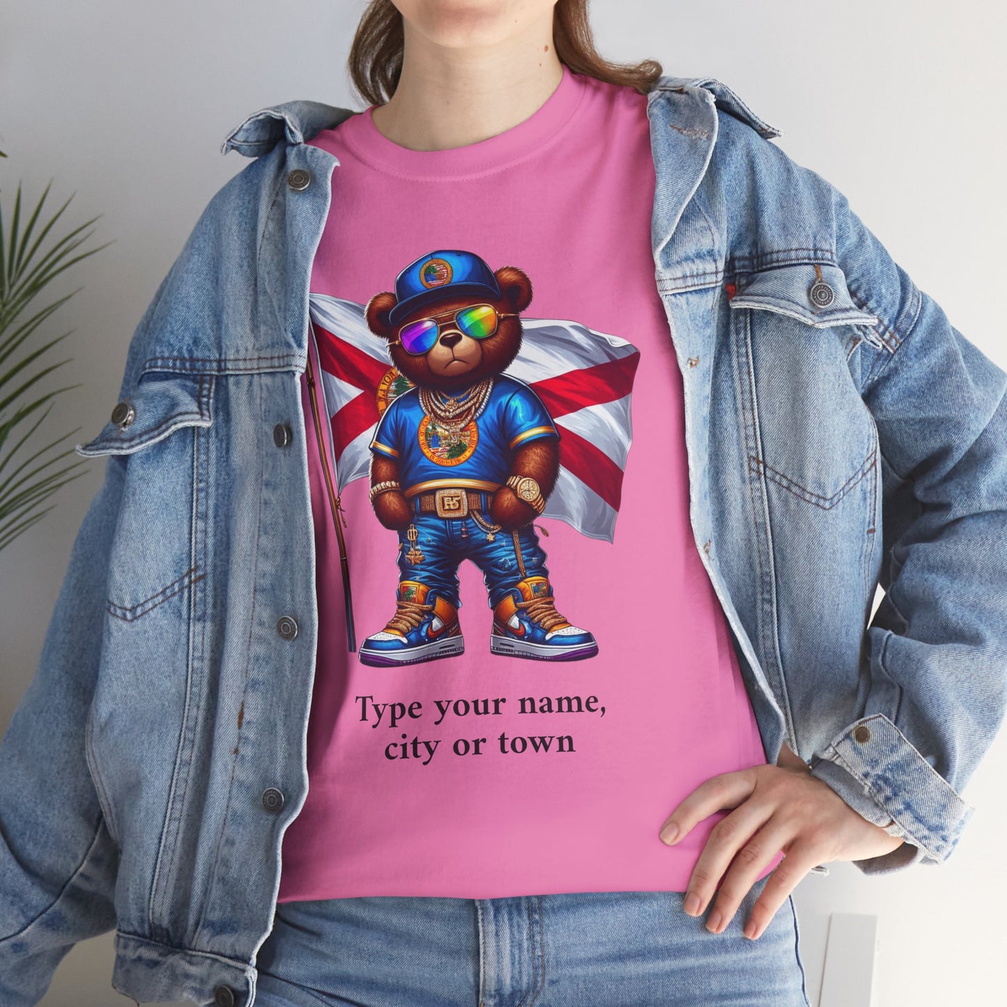 Florida Drip Bear #2 – Luxury Streetwear Graphic Tee - Personalized Unisex Shirt, also for Kids