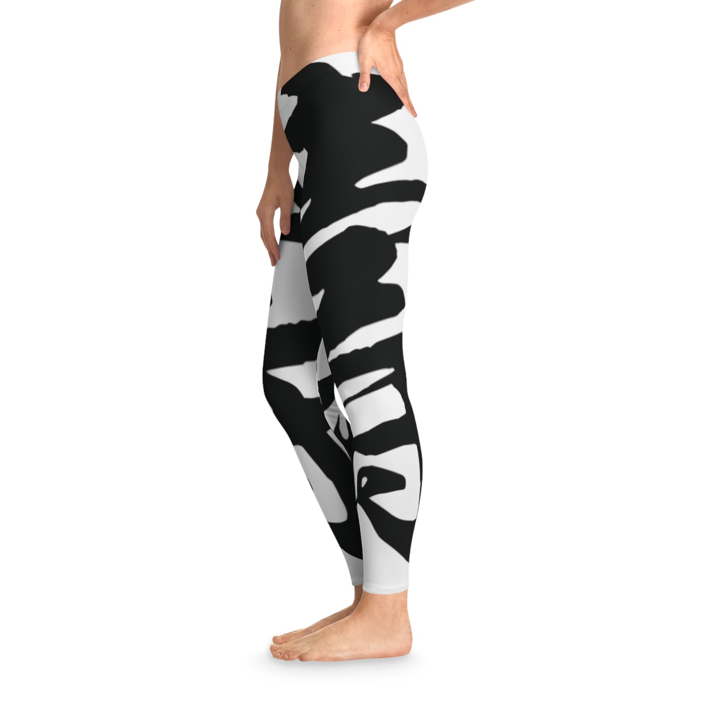 Longevity Calligraphy Leggings – "壽" Symbol for Long Life, Prosperity & Health