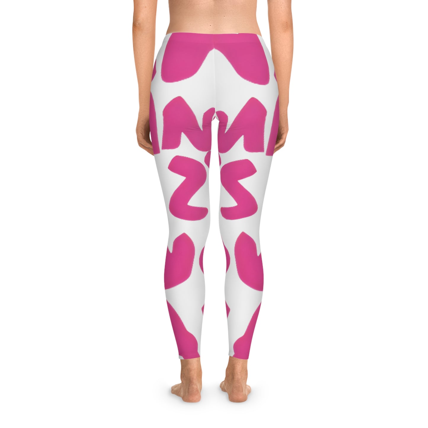 Pink Graffiti Luxe Leggings - Street Art Designer-Inspired