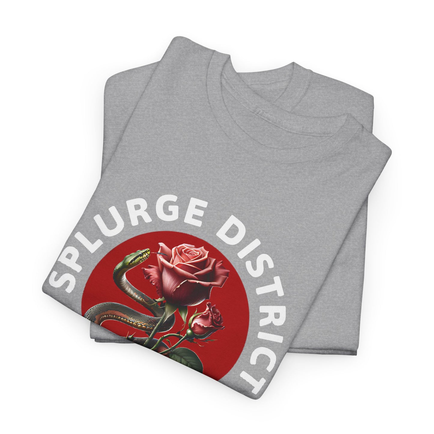 Splurge District Graphic Tee - with Rose Design
