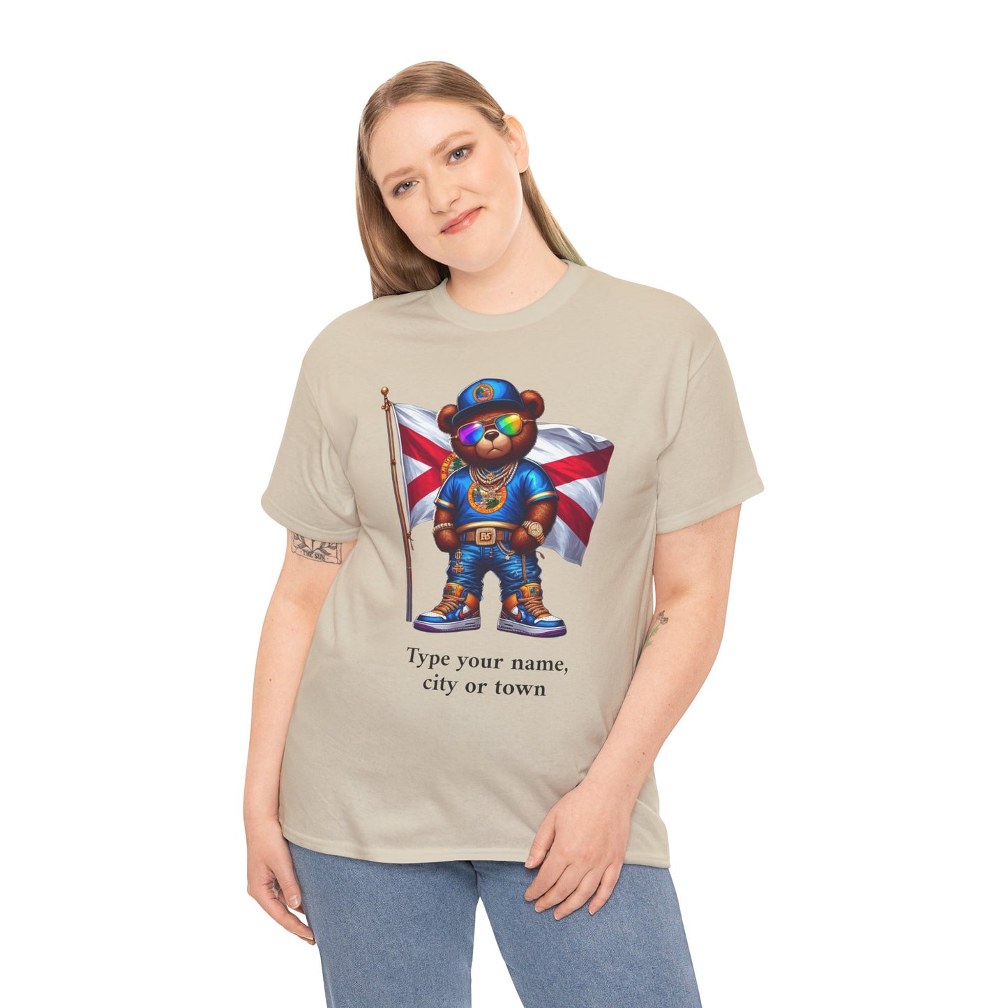 Florida Drip Bear #2 – Luxury Streetwear Graphic Tee - Personalized Unisex Shirt, also for Kids