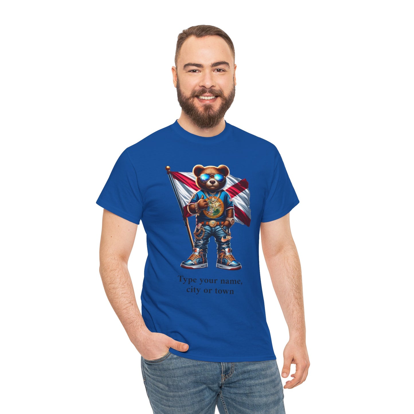 Florida Drip Bear #1 – Luxury Streetwear Graphic Tee - Personalized Unisex Shirt, also for Kids