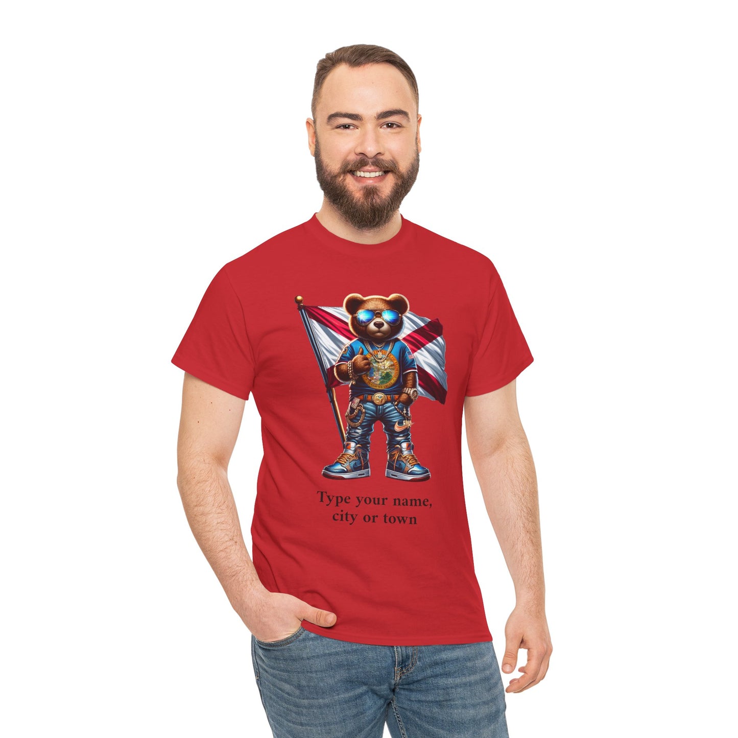Florida Drip Bear #1 – Luxury Streetwear Graphic Tee - Personalized Unisex Shirt, also for Kids