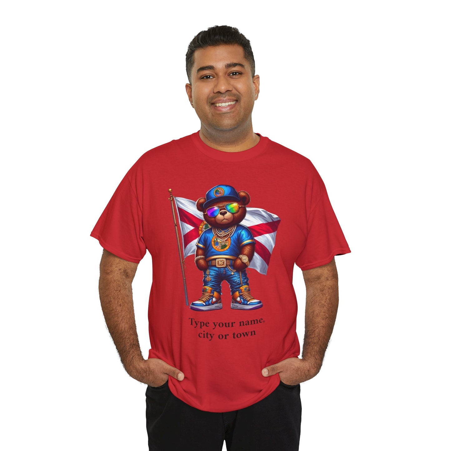 Florida Drip Bear #2 – Luxury Streetwear Graphic Tee - Personalized Unisex Shirt, also for Kids