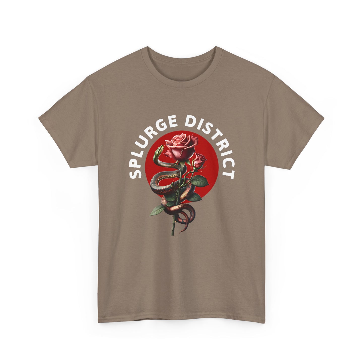 Splurge District Graphic Tee - with Rose Design