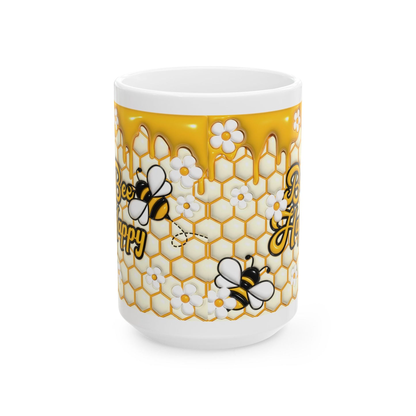 "Honeybee" Ceramic Mug (11oz, 15oz)
