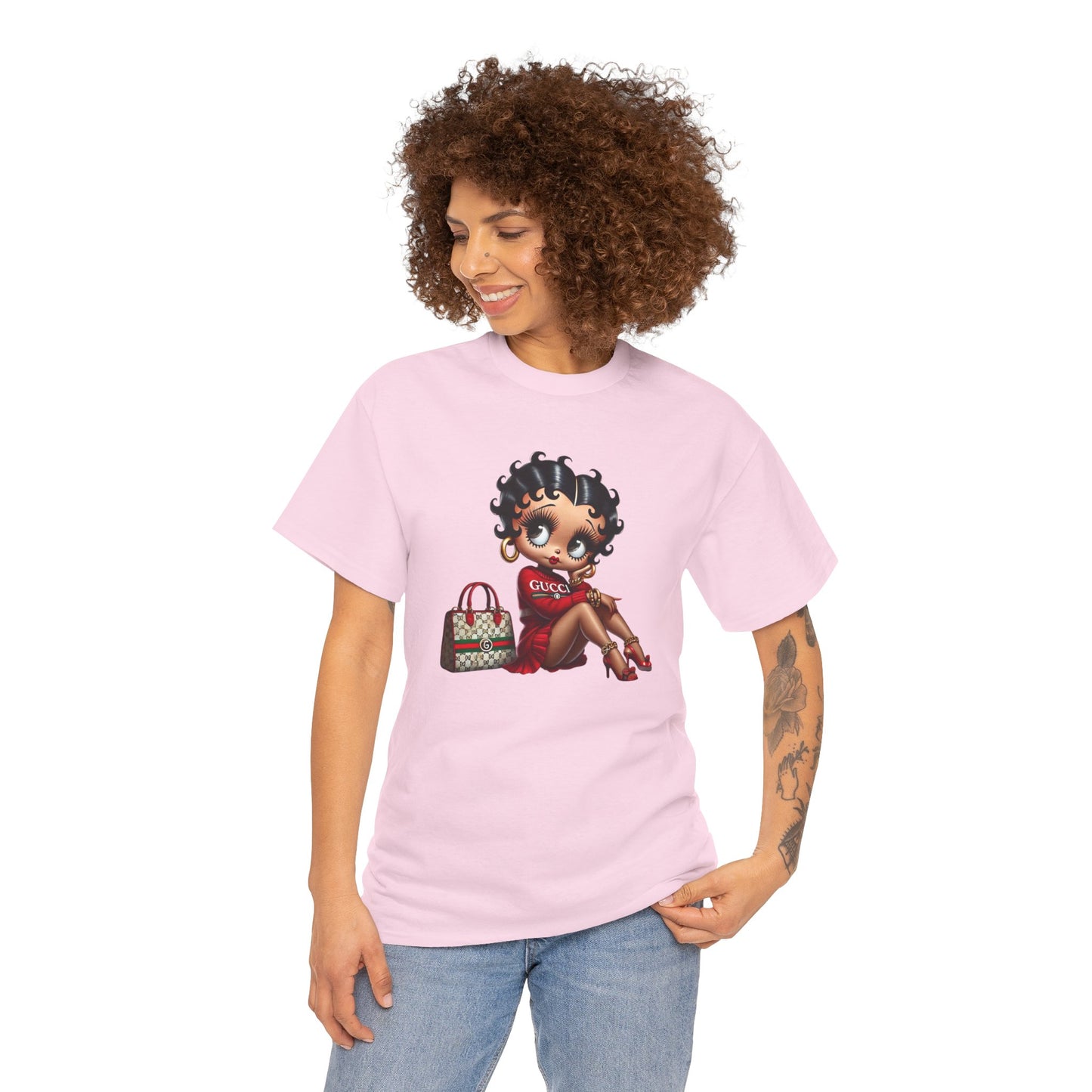 Graphic Tee Shirt - Stylish Betty Boop Inspired Design