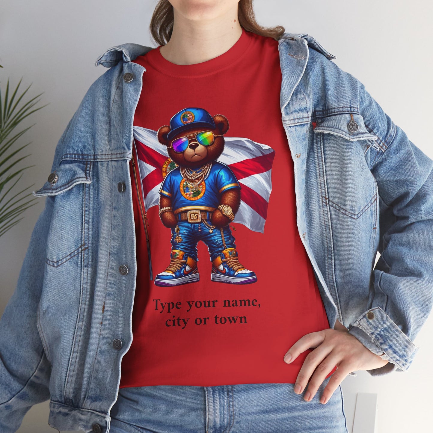 Florida Drip Bear #2 – Luxury Streetwear Graphic Tee - Personalized Unisex Shirt, also for Kids