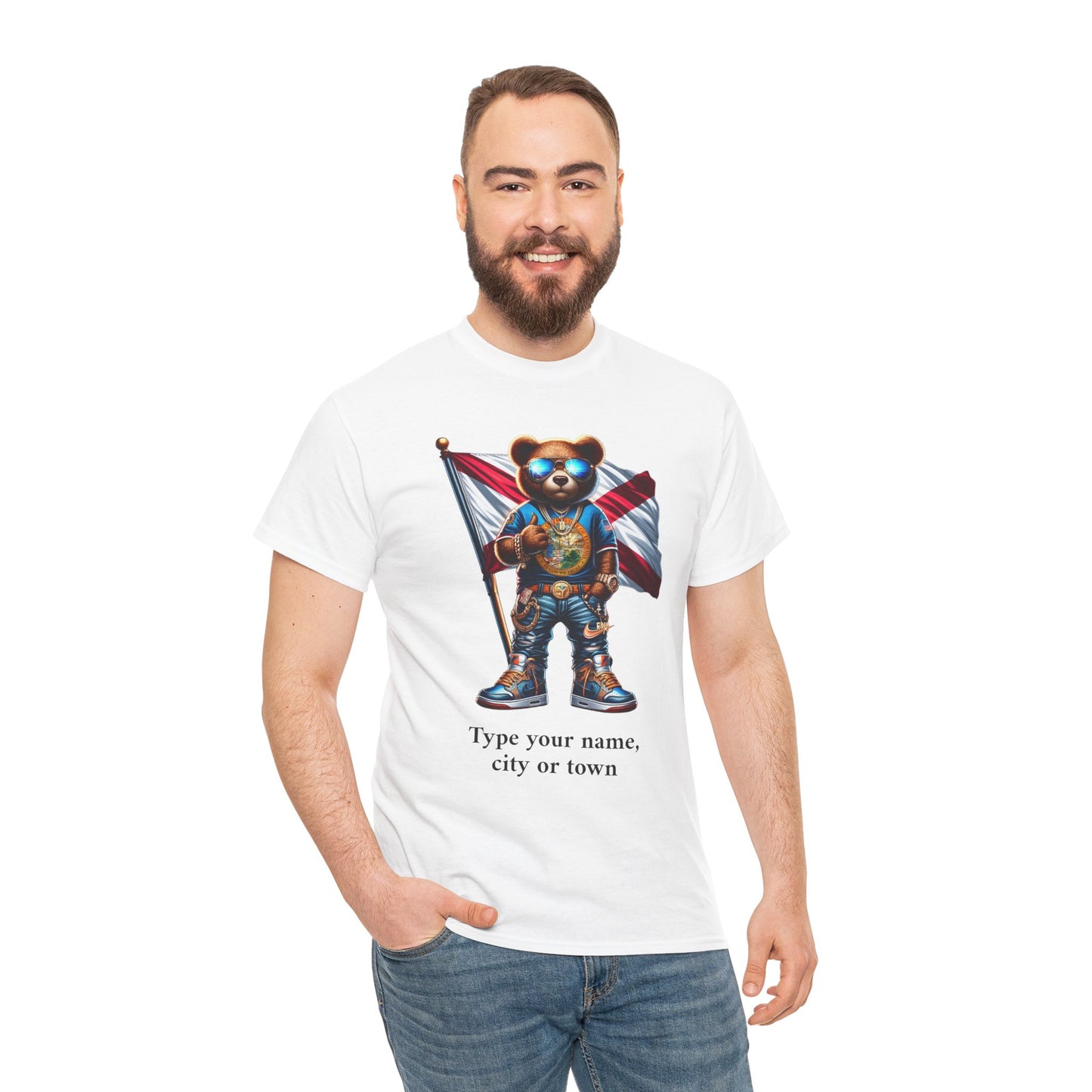Florida Drip Bear #1 – Luxury Streetwear Graphic Tee - Personalized Unisex Shirt, also for Kids