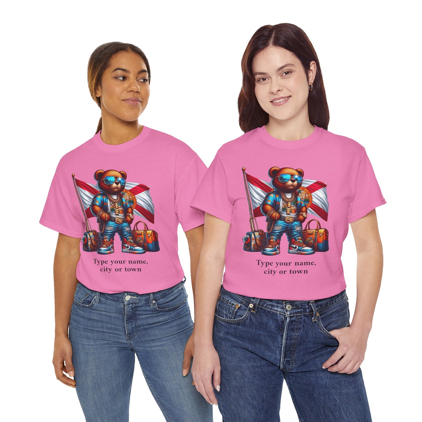 Florida Drip Bear (3) – Luxury Streetwear Graphic Tee - Personalized Unisex Shirt, also for Kids
