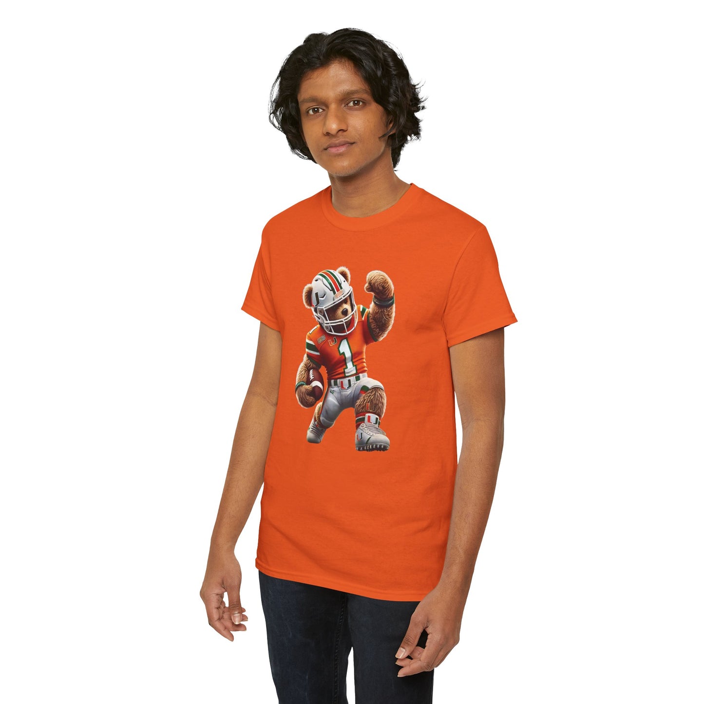 Miami Hurricanes Football Teddy Tee (Express Delivery available)