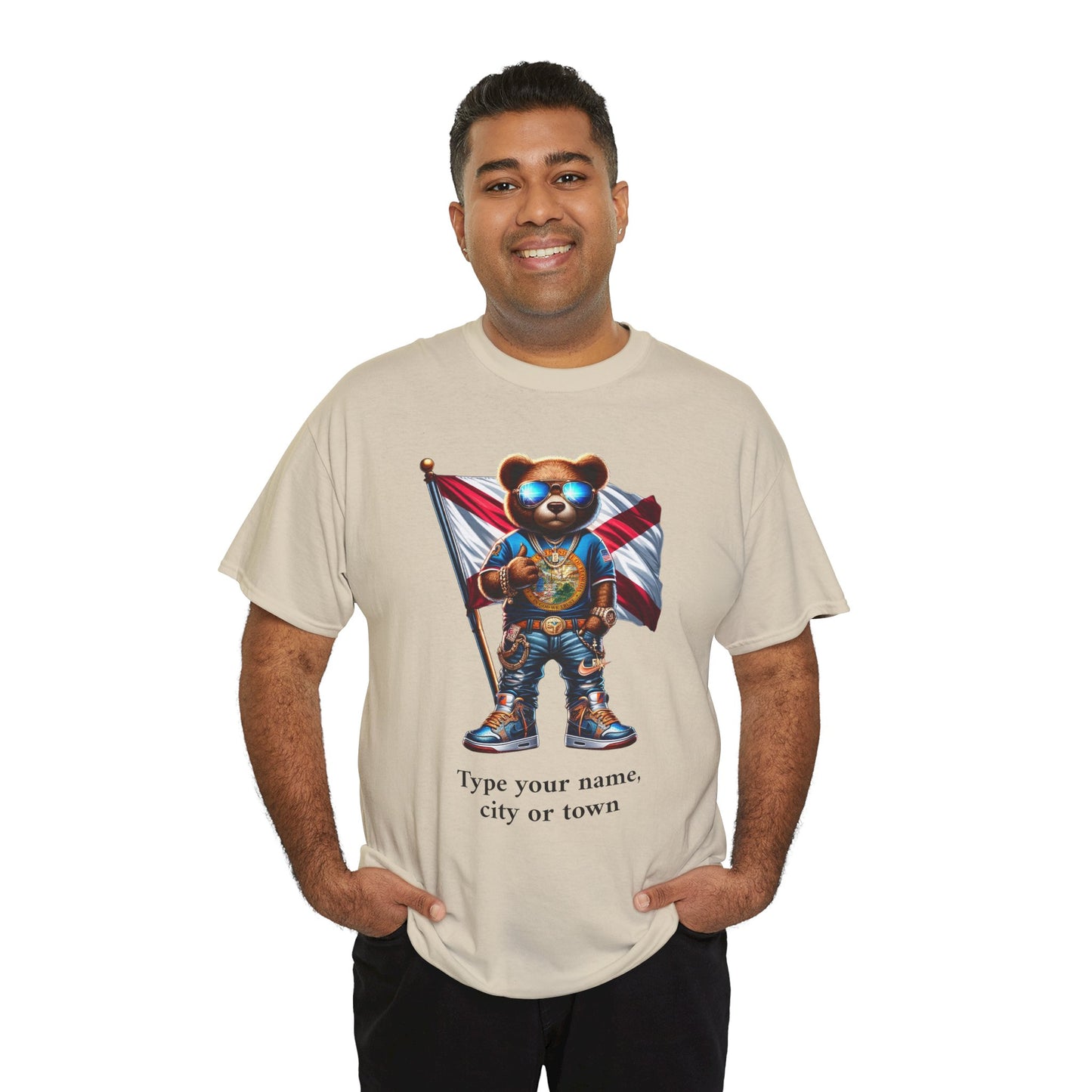 Florida Drip Bear #1 – Luxury Streetwear Graphic Tee - Personalized Unisex Shirt, also for Kids