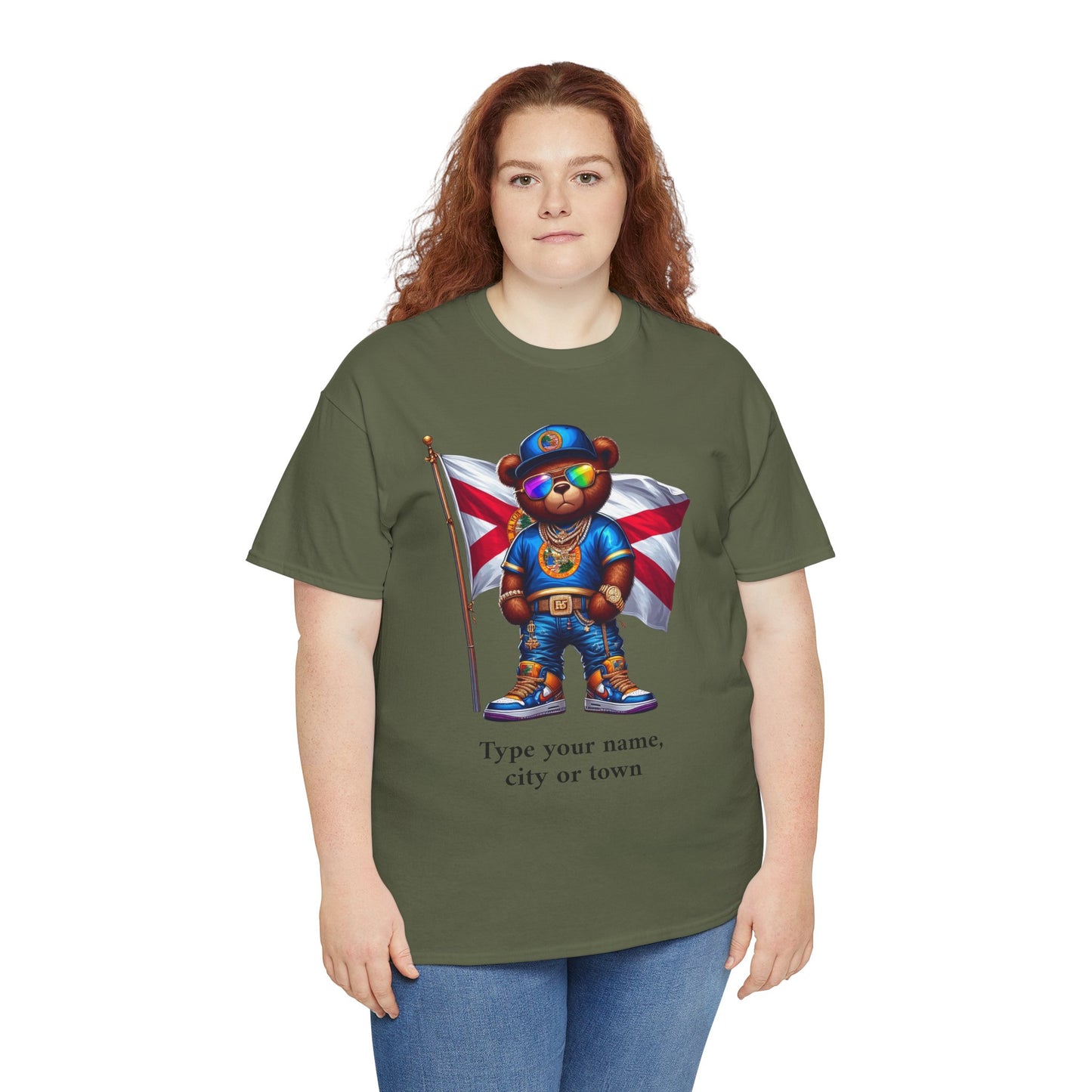 Florida Drip Bear #2 – Luxury Streetwear Graphic Tee - Personalized Unisex Shirt, also for Kids