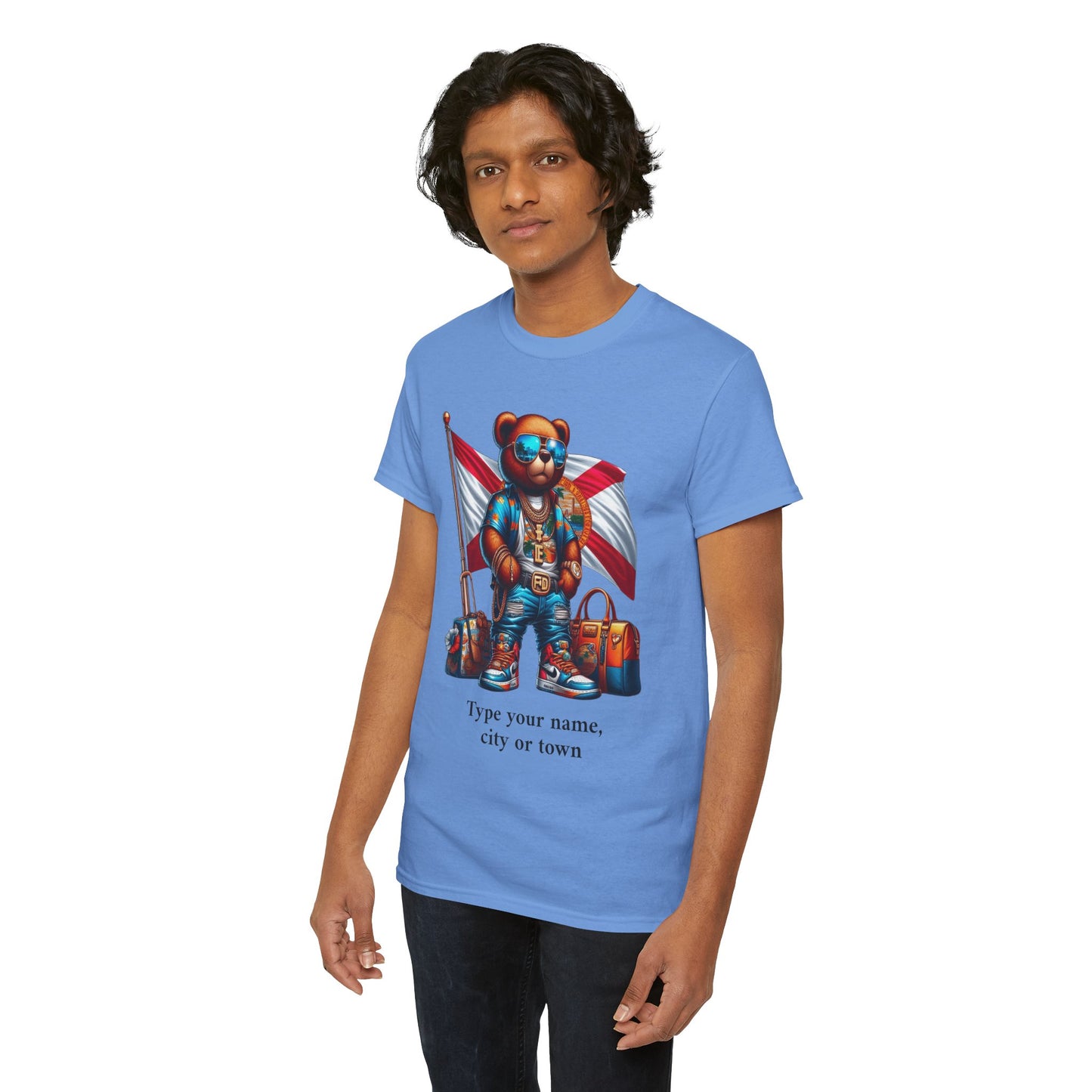 Florida Drip Bear (3) – Luxury Streetwear Graphic Tee - Personalized Unisex Shirt, also for Kids