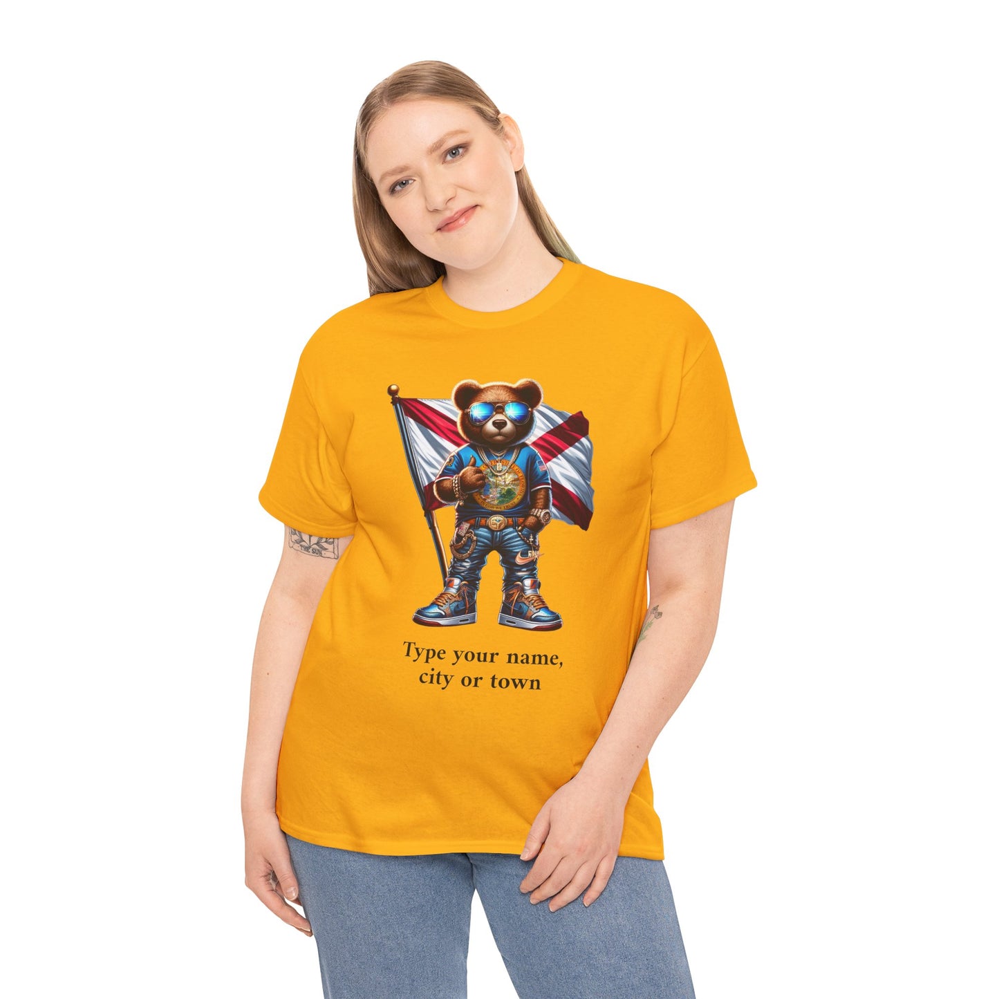 Florida Drip Bear #1 – Luxury Streetwear Graphic Tee - Personalized Unisex Shirt, also for Kids