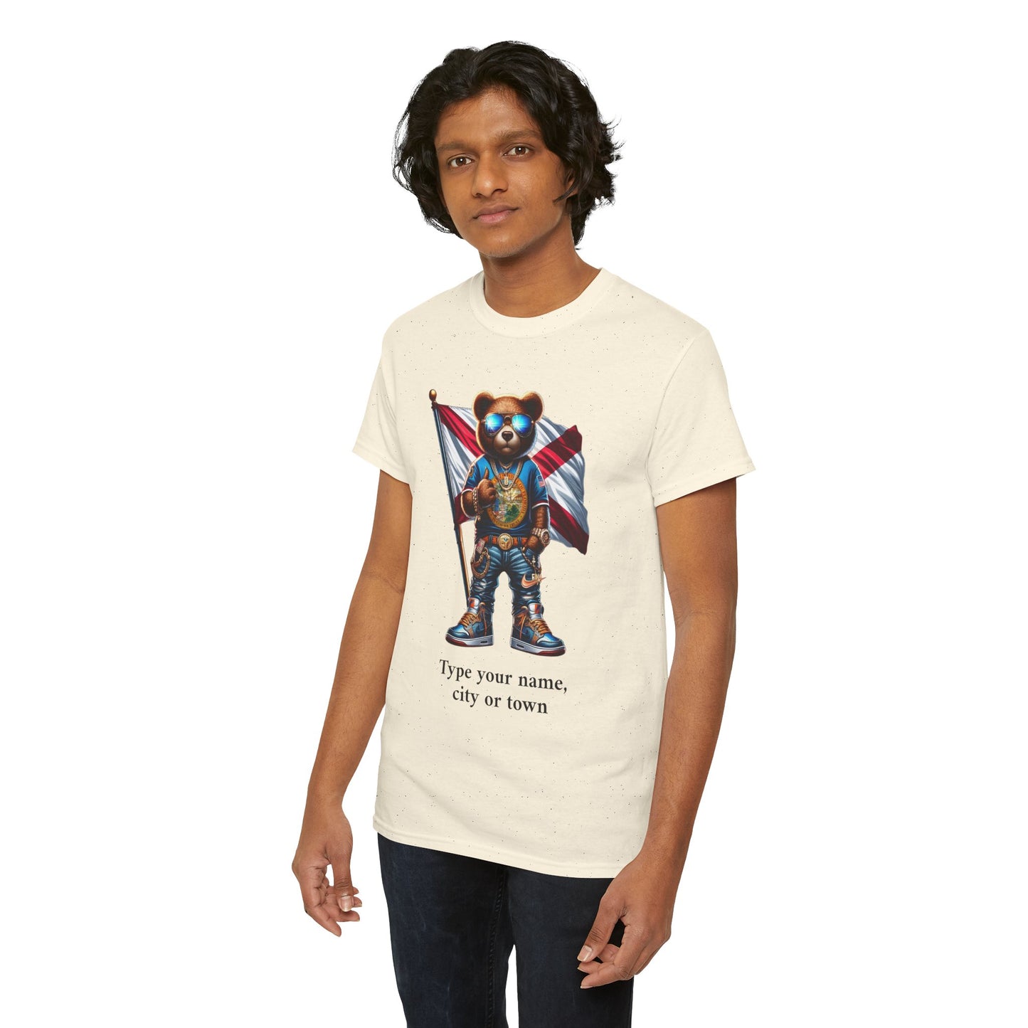 Florida Drip Bear #1 – Luxury Streetwear Graphic Tee - Personalized Unisex Shirt, also for Kids