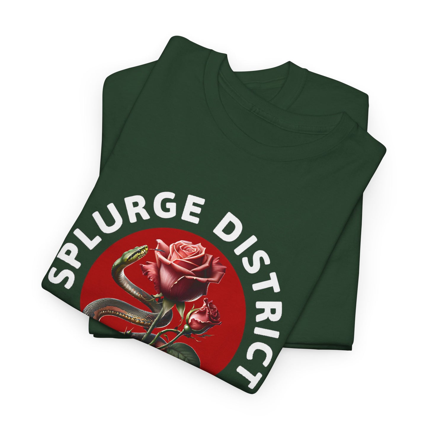 Splurge District Graphic Tee - with Rose Design