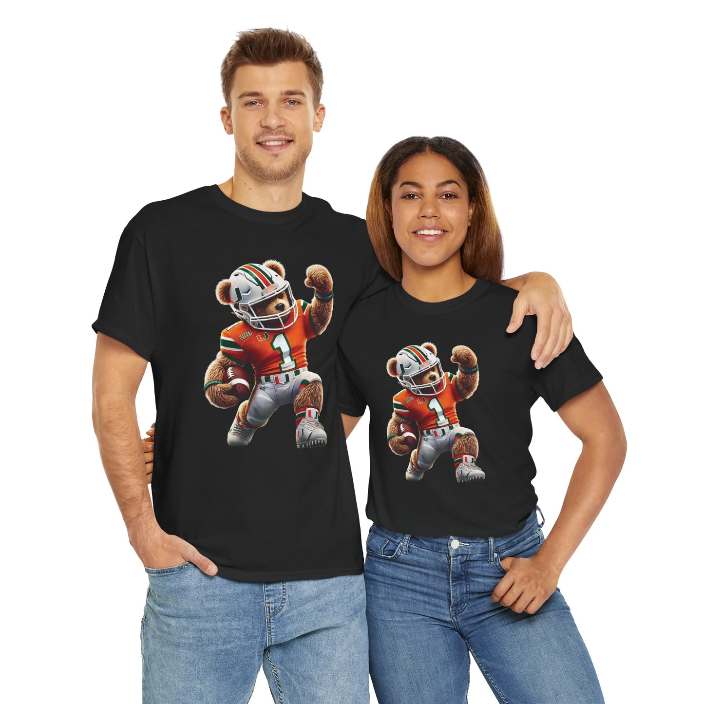 Miami Hurricanes Football Teddy Tee (Express Delivery available)