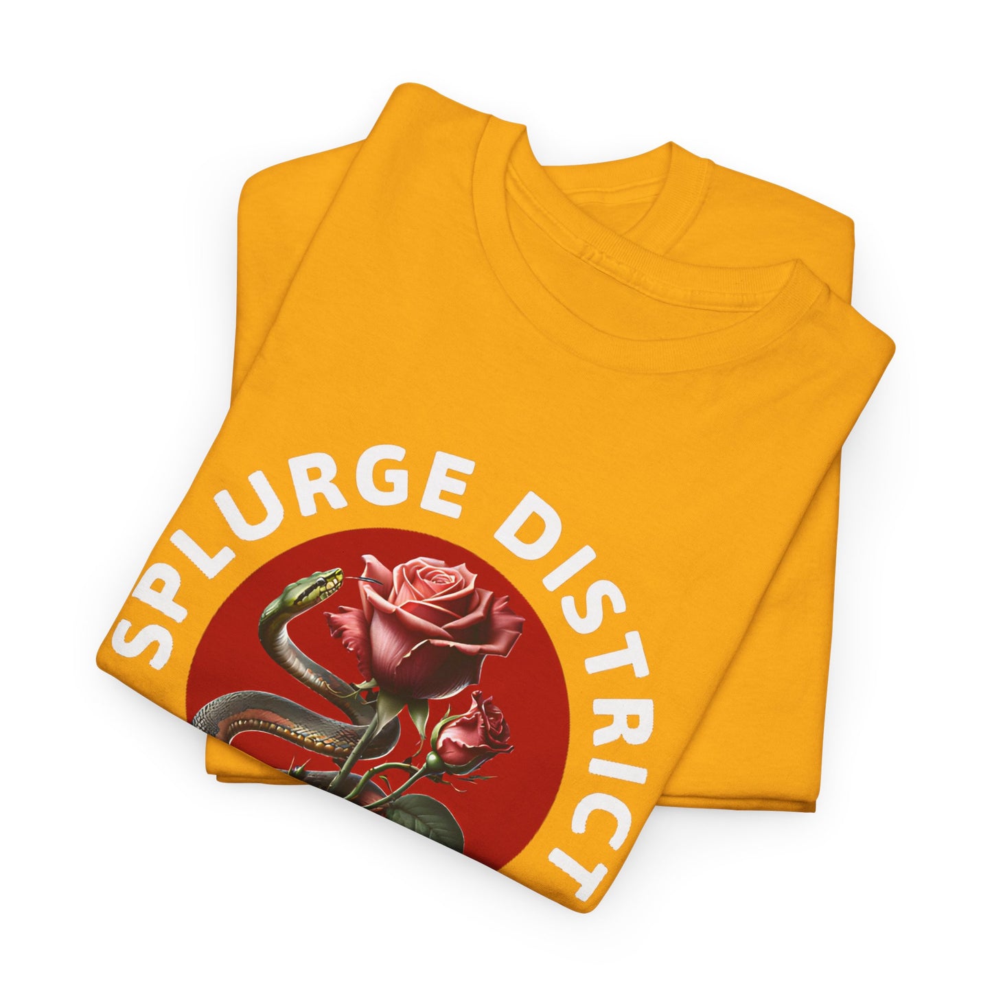 Splurge District Graphic Tee - with Rose Design