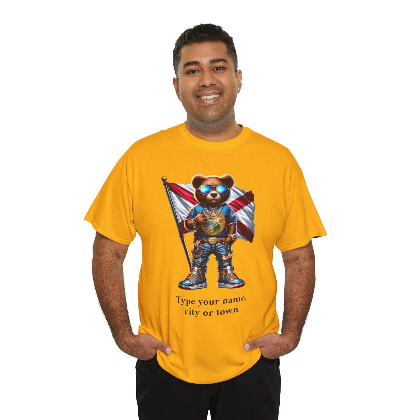 Florida Drip Bear #1 – Luxury Streetwear Graphic Tee - Personalized Unisex Shirt, also for Kids