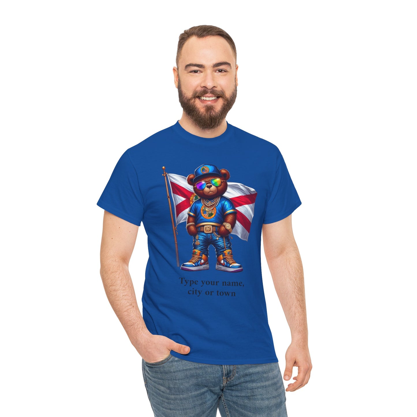 Florida Drip Bear #2 – Luxury Streetwear Graphic Tee - Personalized Unisex Shirt, also for Kids