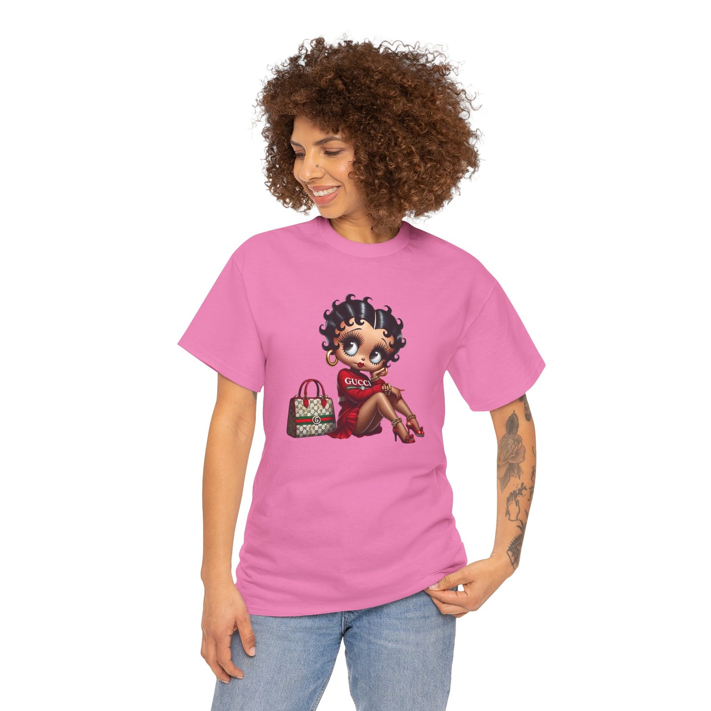 Graphic Tee Shirt - Stylish Betty Boop Inspired Design
